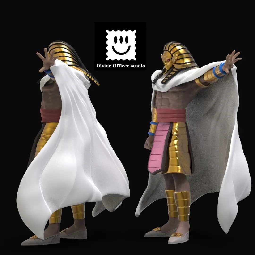 Divine Officer Studio - Yu-Gi-Oh The Egyptian Chapter Hassan Statue(GK)