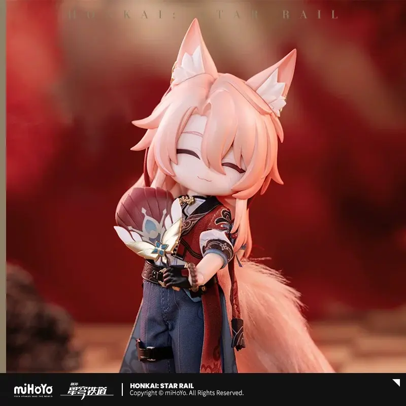 Jiao Qiu Interchangeable Outfit Action Figure Tinplate Cat Ear Badge Set (Licensed) Statue(GK)-miHoYo