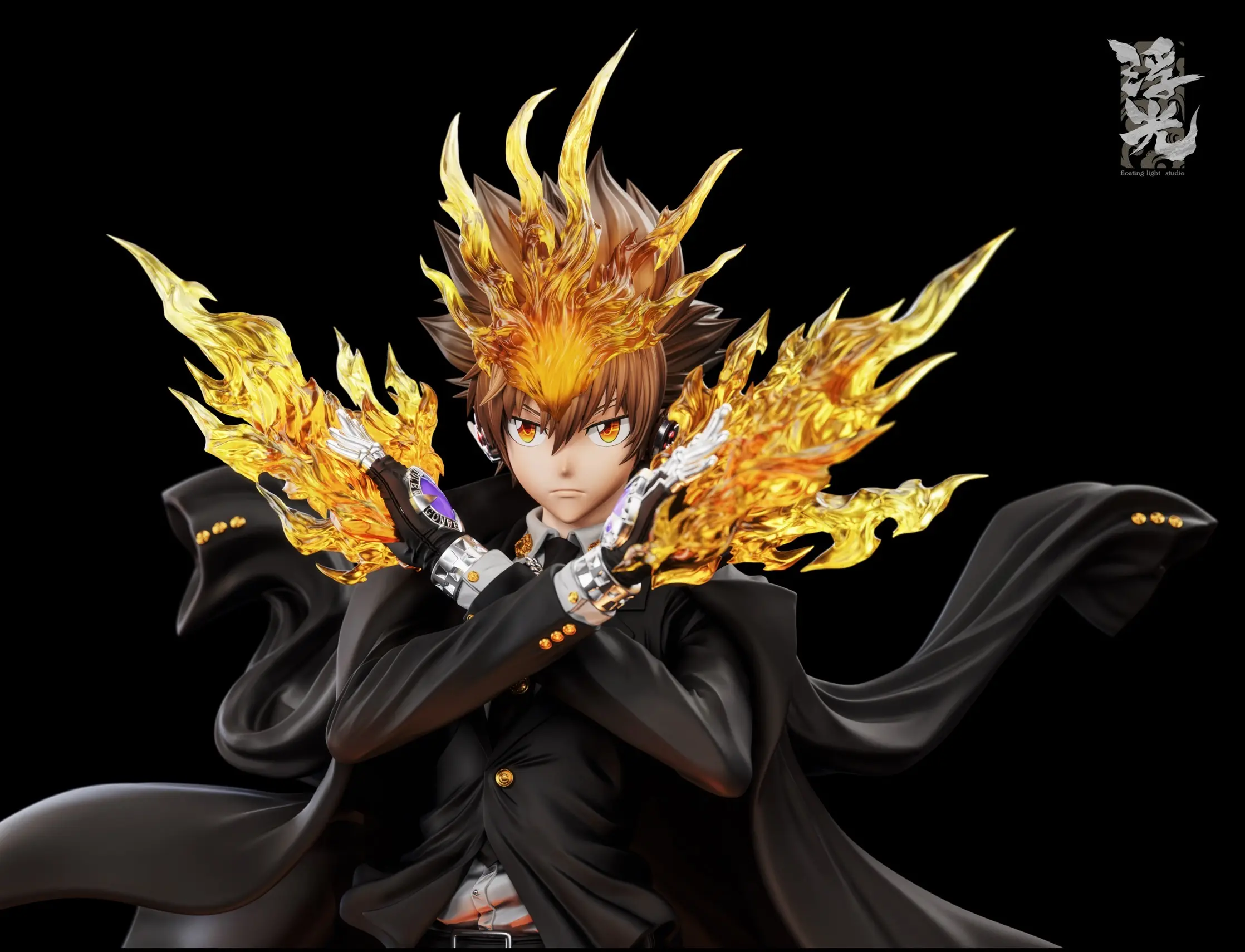 Floating Light Studio - Katekyo Hitman Reborn Tsunayoshi Sawada 1/6 Scale Figure Statue(GK) 