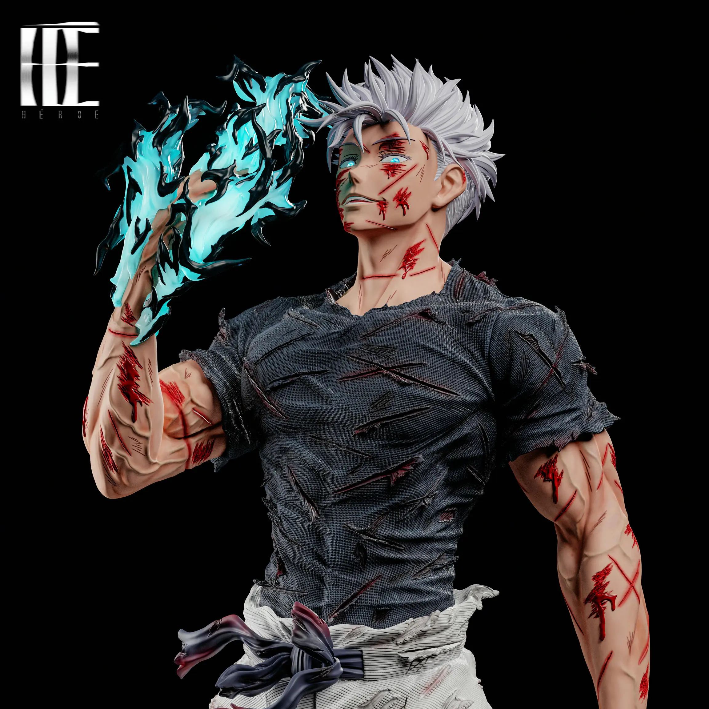 Heroe Collectibles Studio - Jujutsu Kaisen Battle Damaged Satoru Gojo Statue(GK)