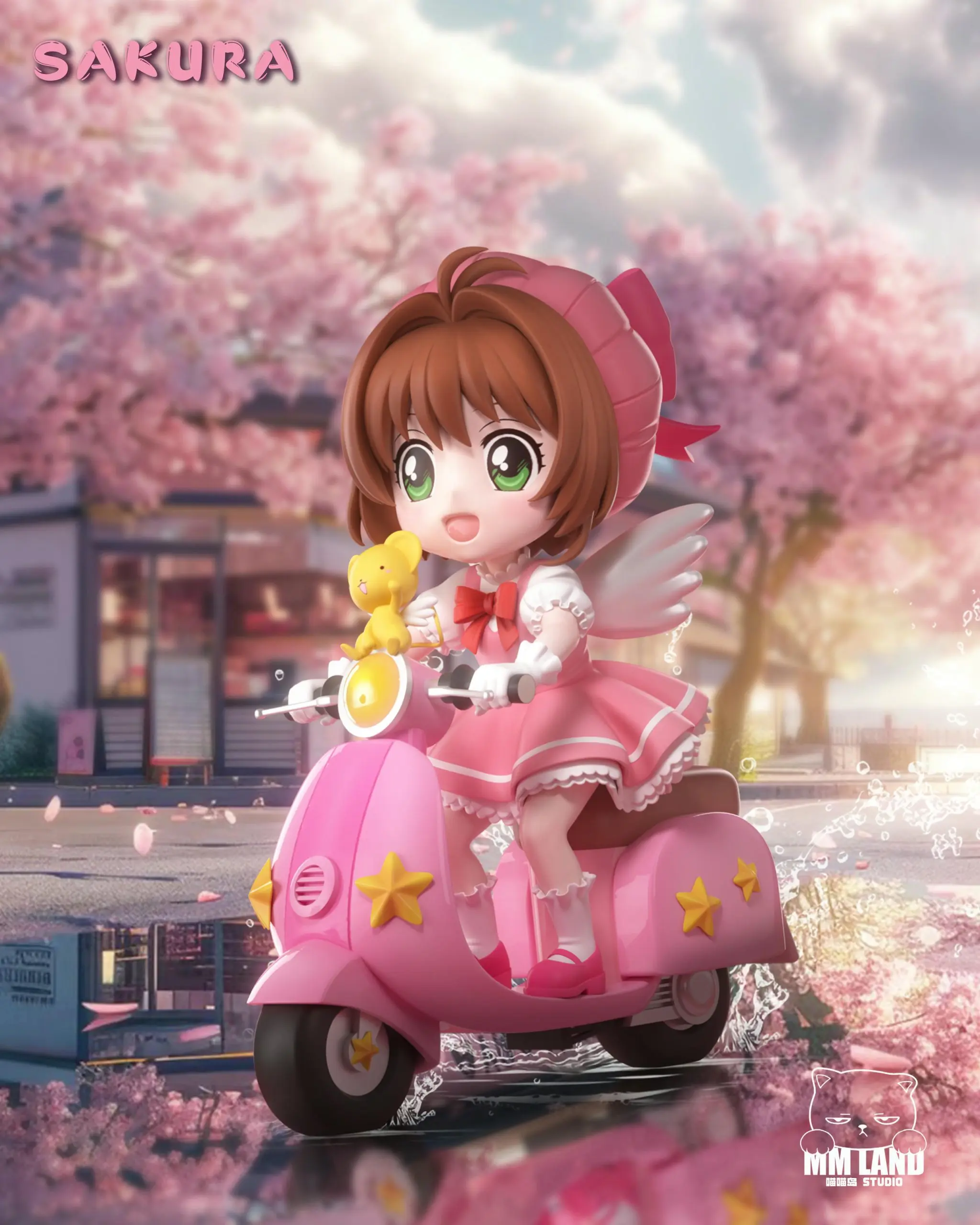 MMLAND Studio - Cardcaptor Sakura Sakura on Motorcycle Statue(GK)