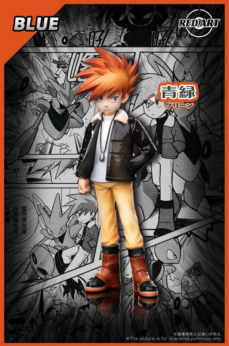 RED ART Studio - Pokémon Special Blue Oak & Scizor Statue(GK)