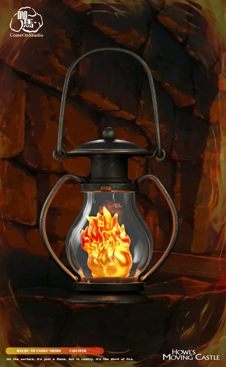 Come On Studio - Howl's Moving Castle Oil Lamp Calcifer Statue(GK)