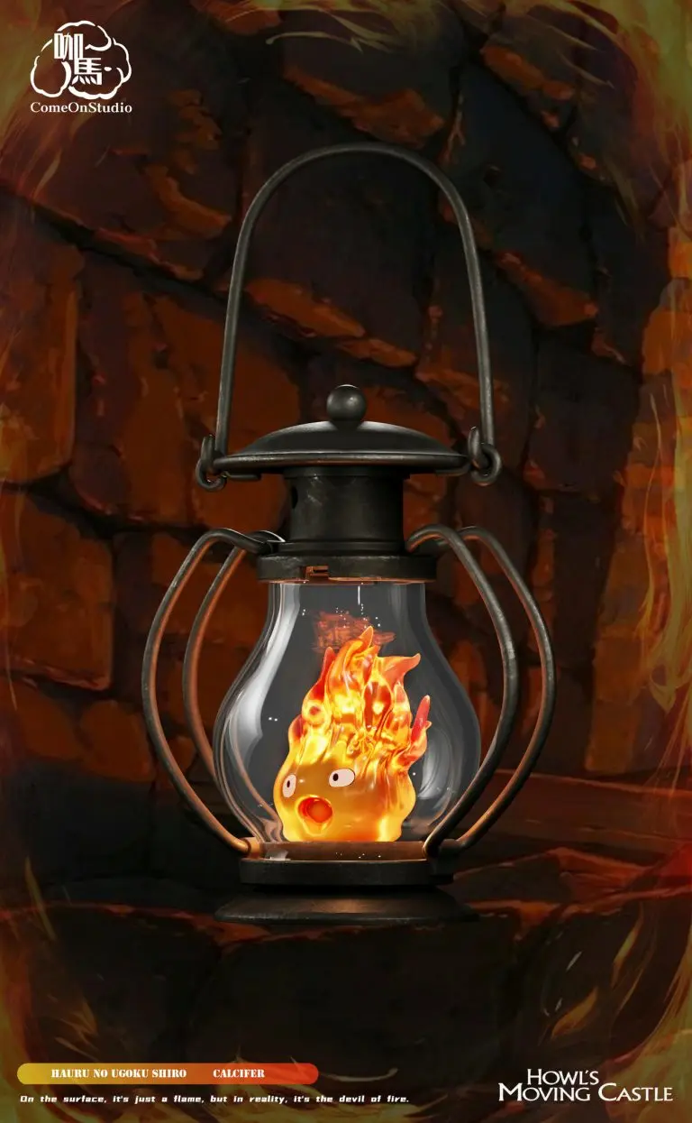 Come On Studio - Howl's Moving Castle Oil Lamp Calcifer Statue(GK)