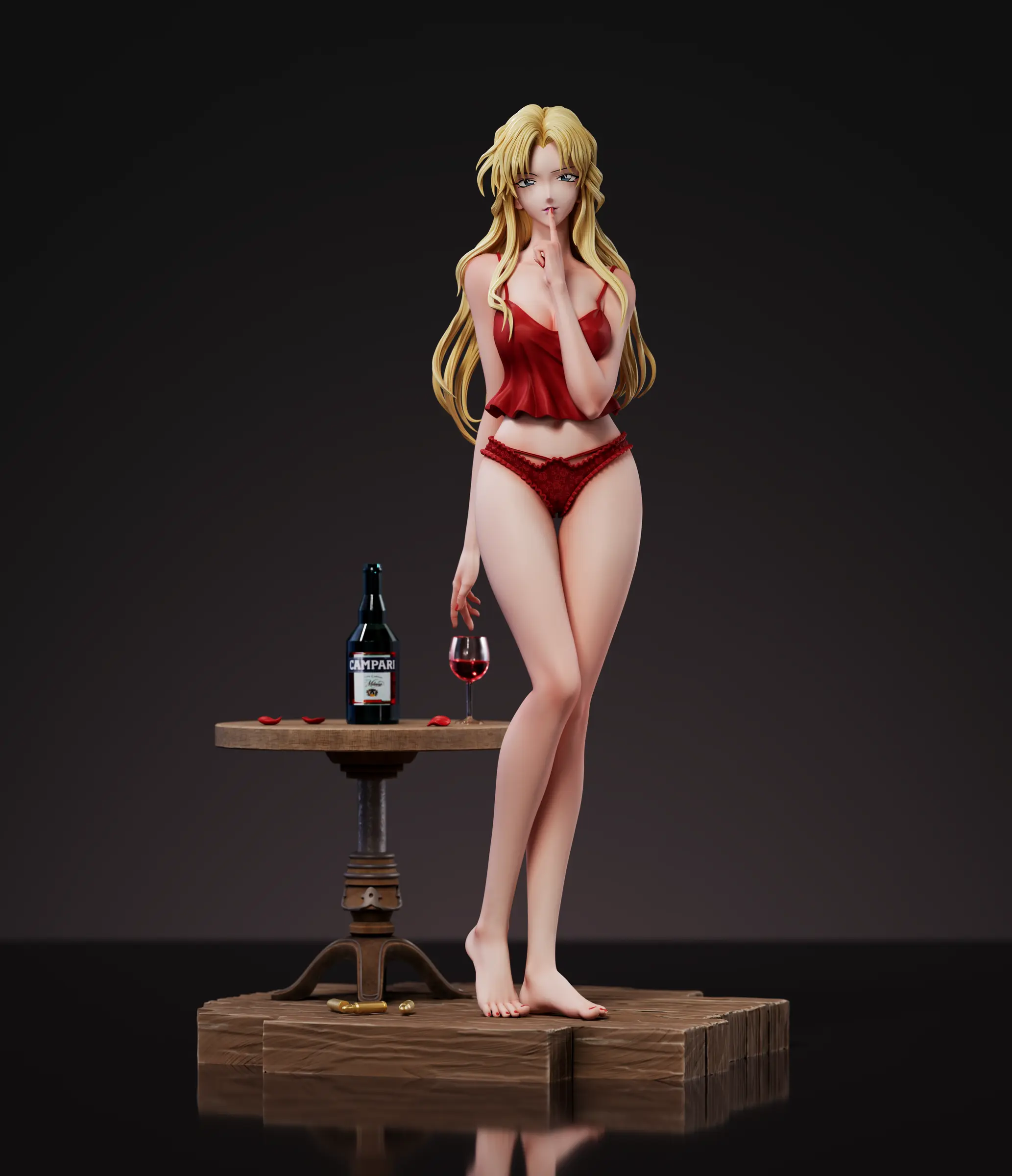 Strange Thief Studio - Detective Conan Vermouth in Pajamas Statue(GK)(Adult 18+)