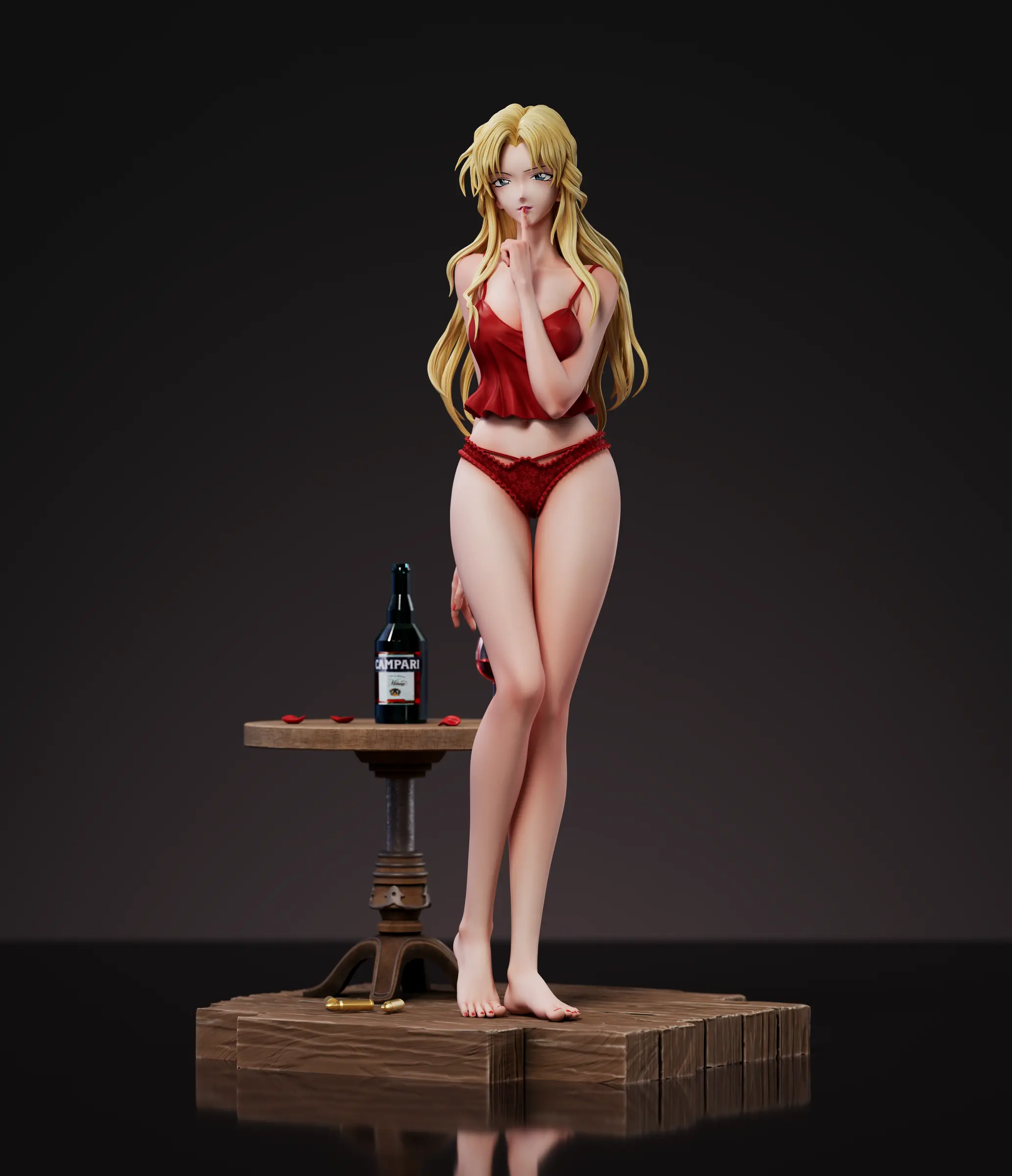 Strange Thief Studio - Detective Conan Vermouth in Pajamas Statue(GK)(Adult 18+)