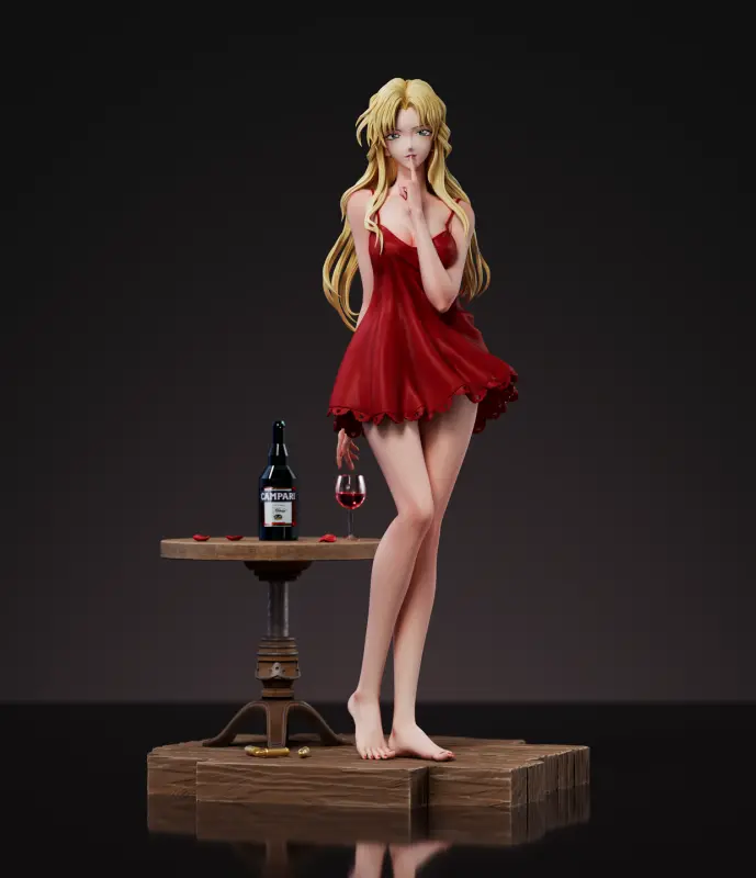 Strange Thief Studio - Detective Conan Vermouth in Pajamas Statue(GK)(Adult 18+)