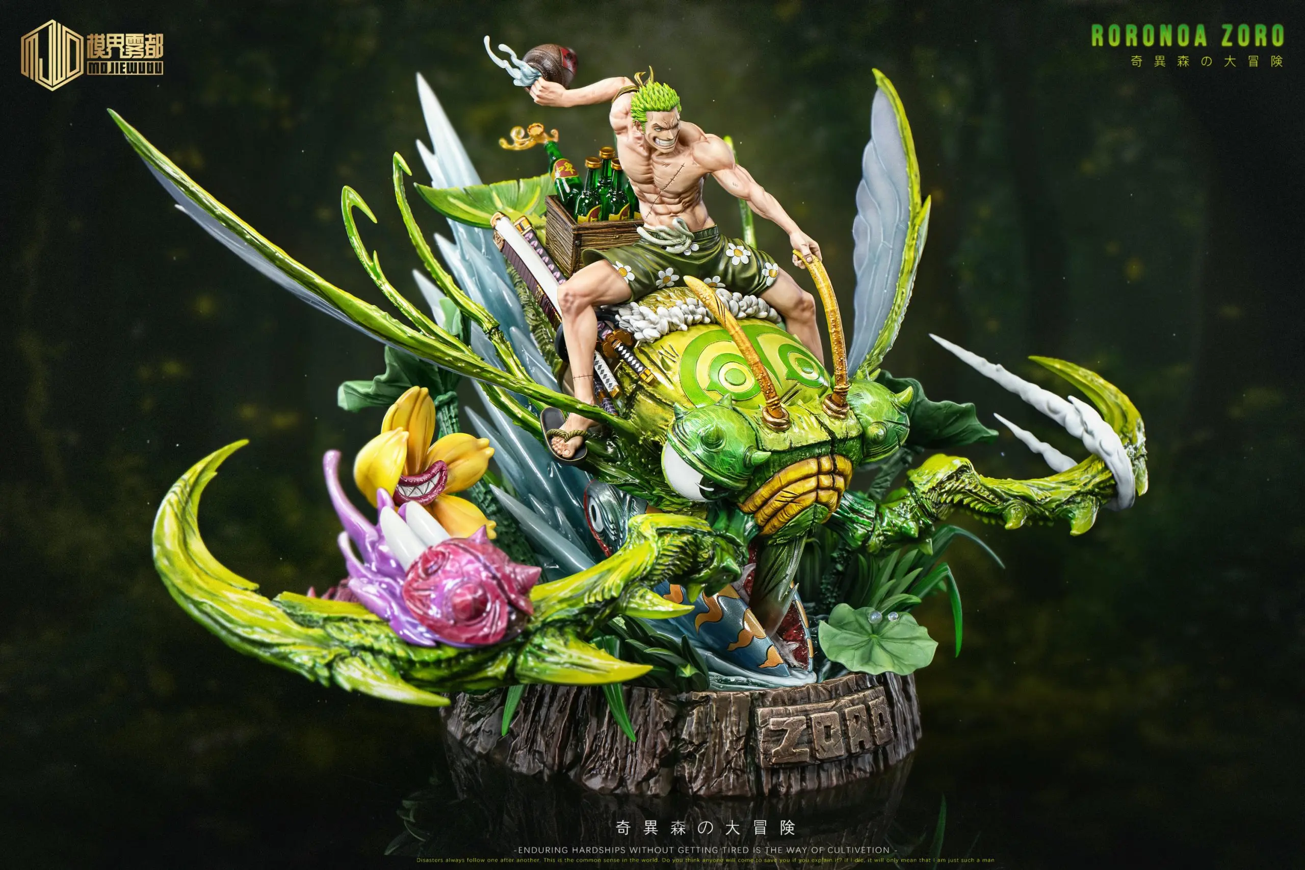 Mo Jie Wu Du Studio - One Piece Strange Forest Adventure #5 Zoro & Scyther Statue(GK)