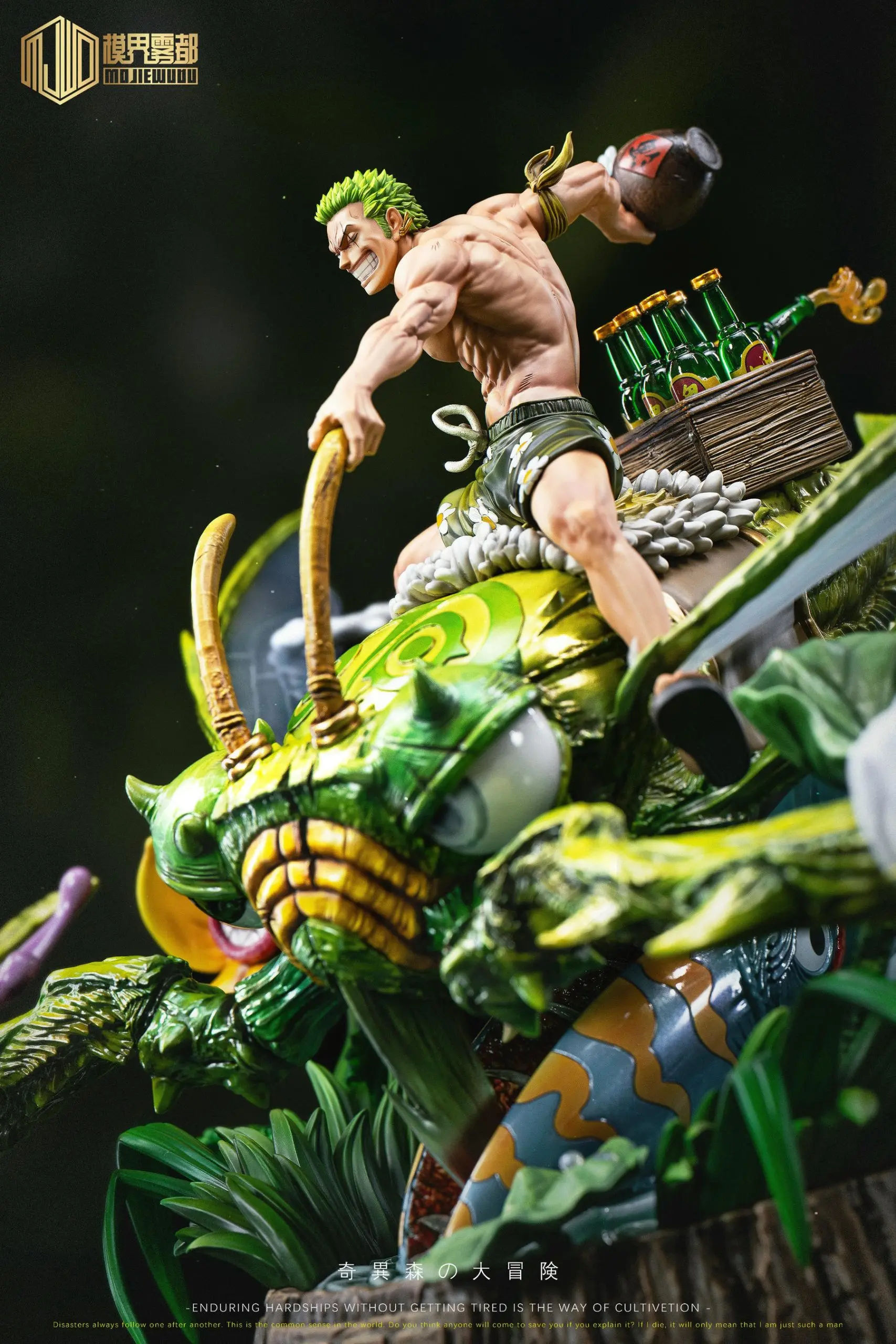 Mo Jie Wu Du Studio - One Piece Strange Forest Adventure #5 Zoro & Scyther Statue(GK)
