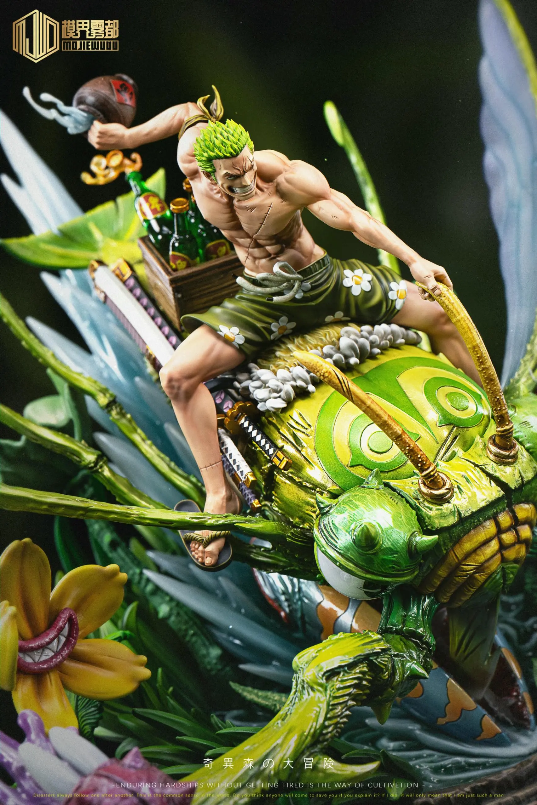 Mo Jie Wu Du Studio - One Piece Strange Forest Adventure #5 Zoro & Scyther Statue(GK)