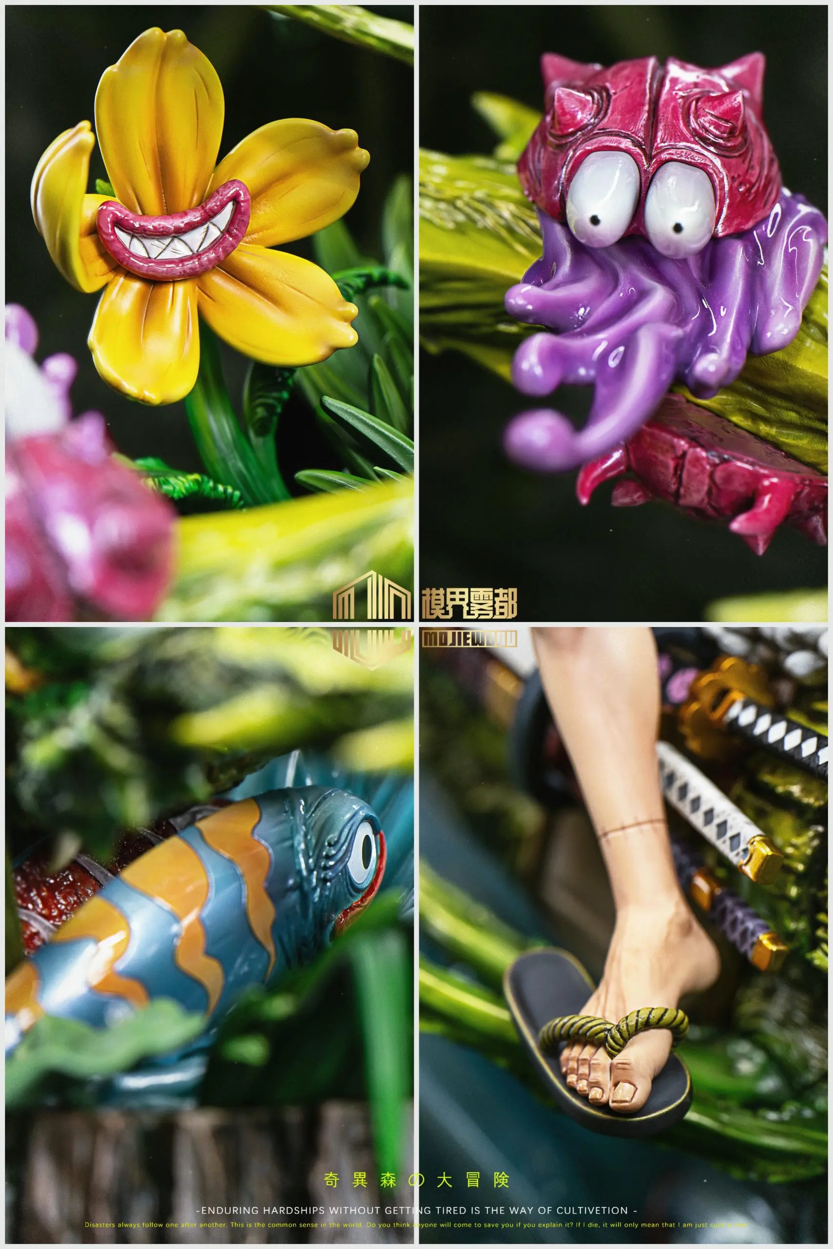 Mo Jie Wu Du Studio - One Piece Strange Forest Adventure #5 Zoro & Scyther Statue(GK)