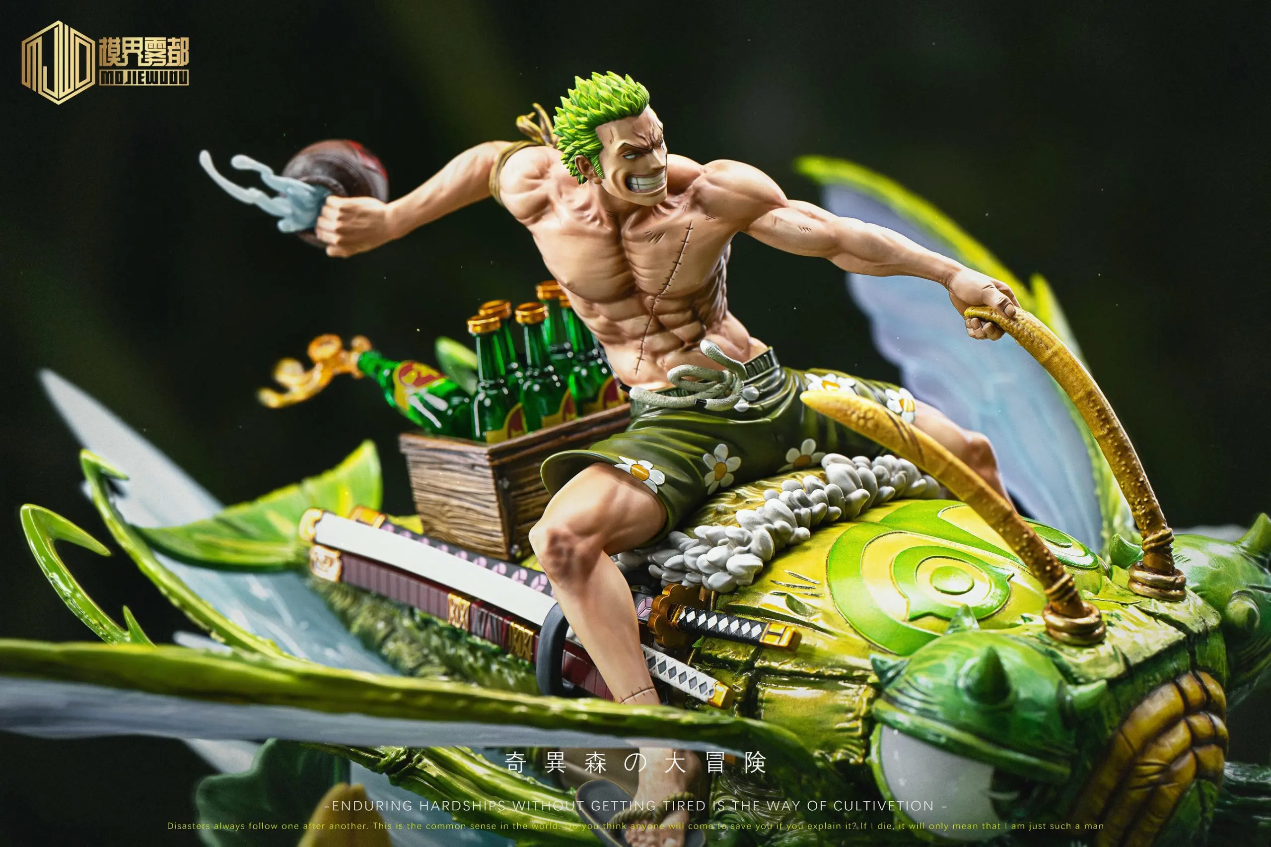Mo Jie Wu Du Studio - One Piece Strange Forest Adventure #5 Zoro & Scyther Statue(GK)