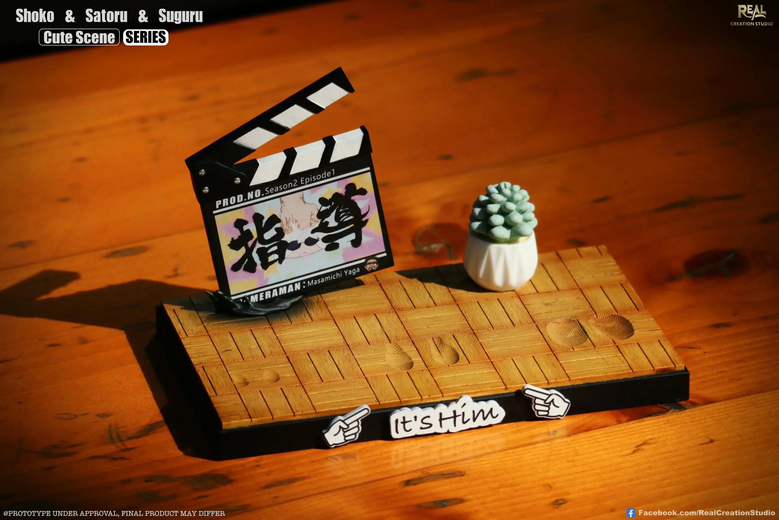 Real Creation Studio - Jujutsu Kaisen Chibi Scene Series #5 Trio Gojo & Geto & Shoko Statue(GK)