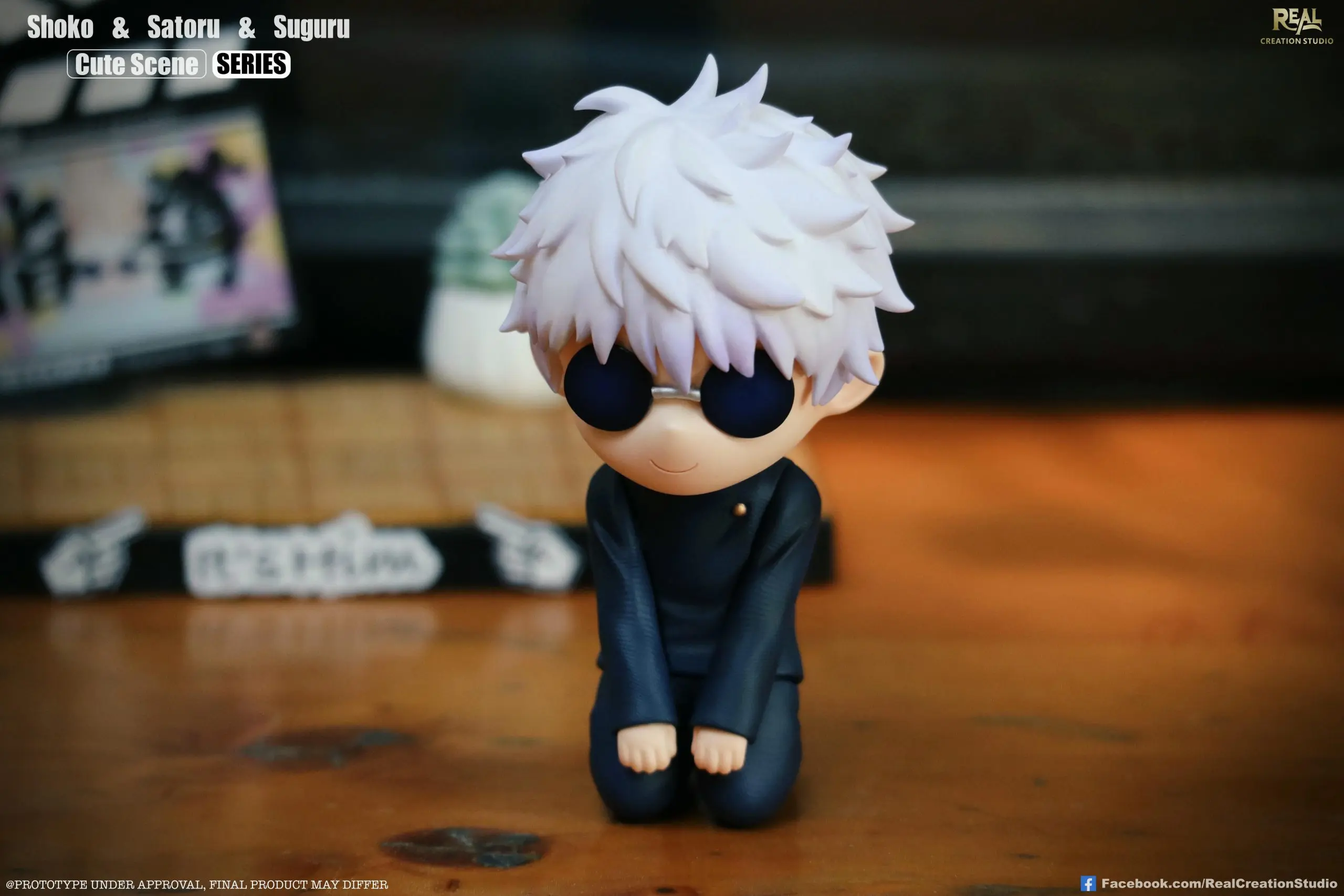 Real Creation Studio - Jujutsu Kaisen Chibi Scene Series #5 Trio Gojo & Geto & Shoko Statue(GK)