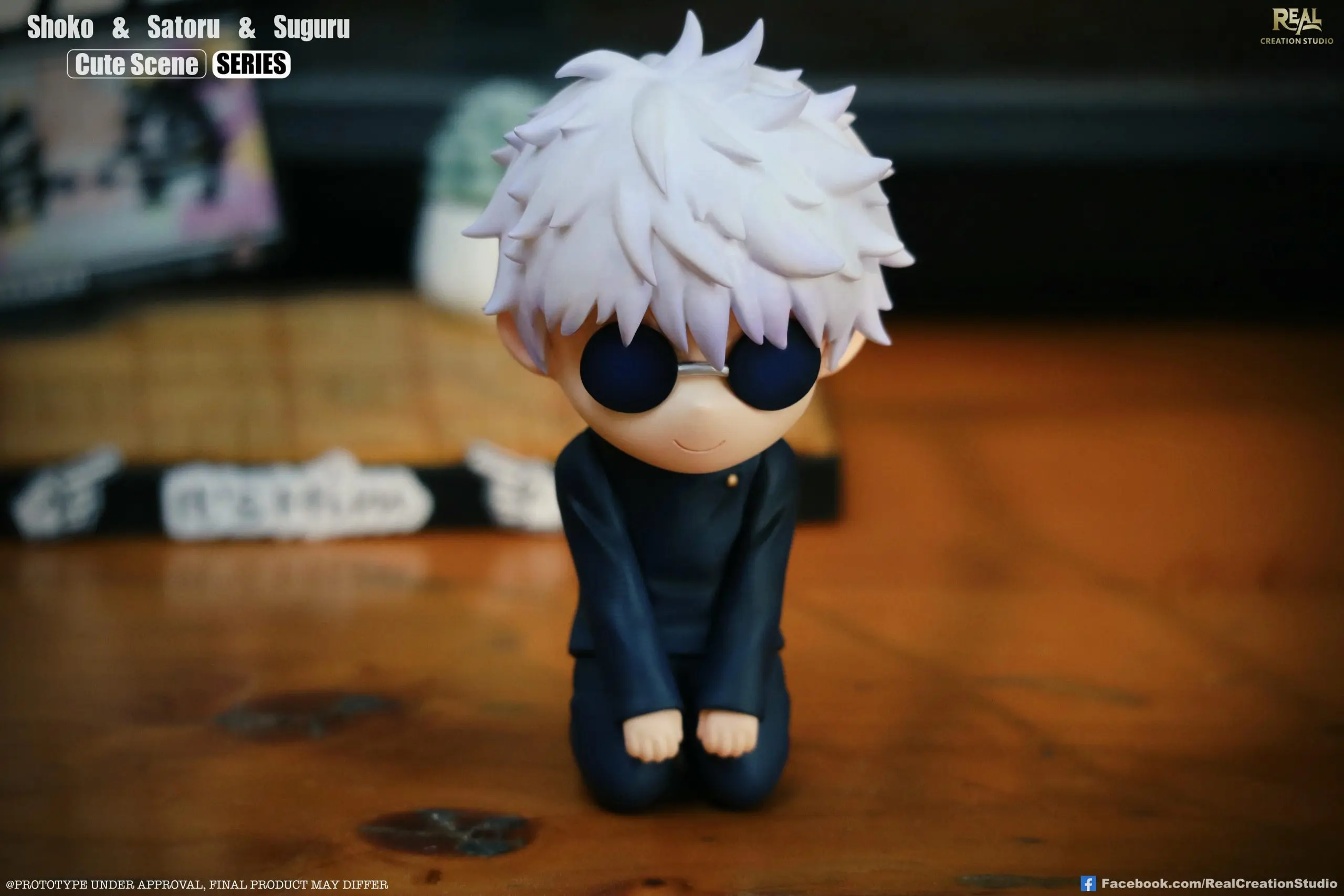 Real Creation Studio - Jujutsu Kaisen Chibi Scene Series #5 Trio Gojo & Geto & Shoko Statue(GK)