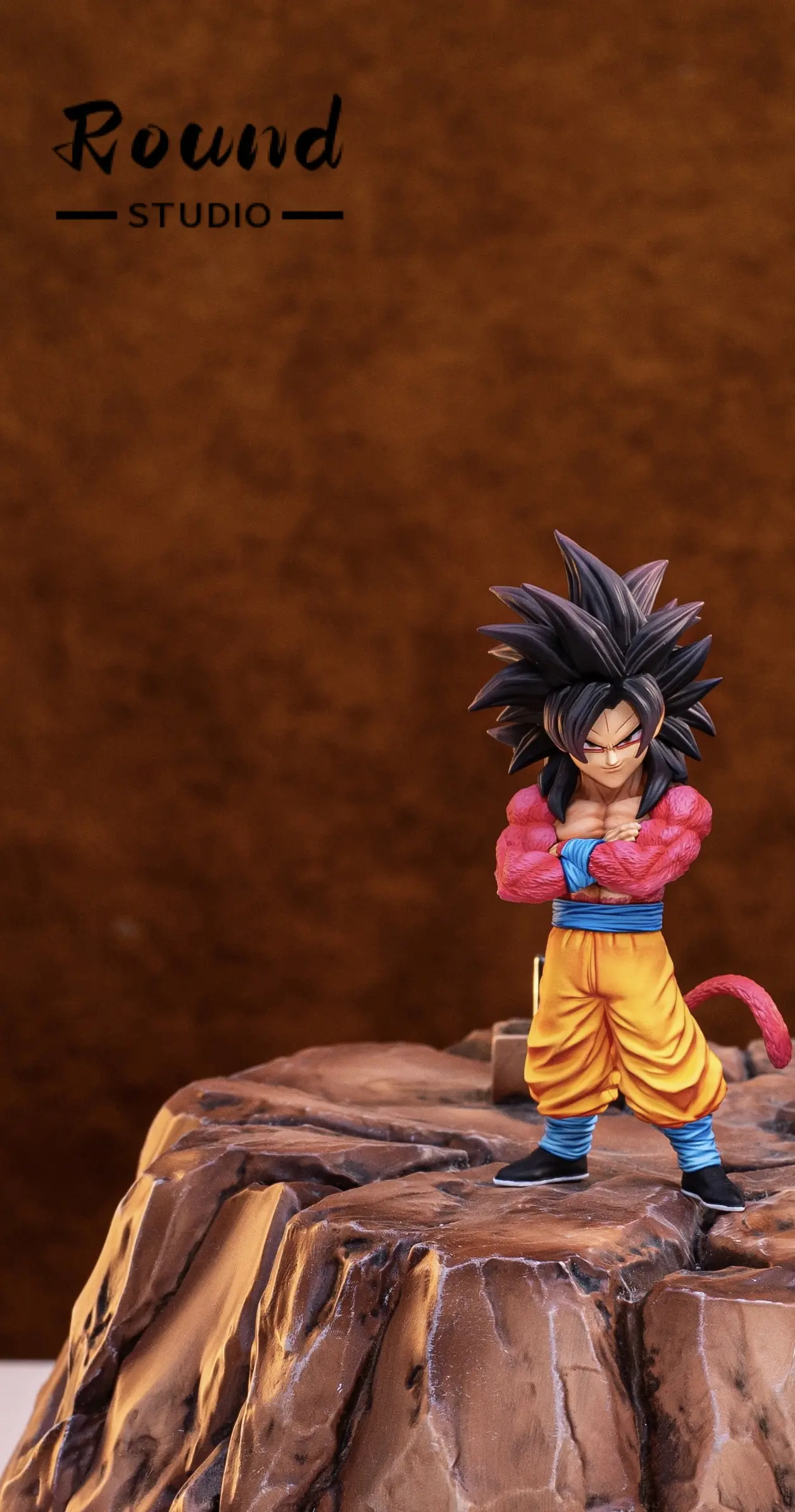 Round Studio - Dragon Ball GT Super Saiyan 4 Goku & Super Saiyan 4 Vegeta Statue(GK)