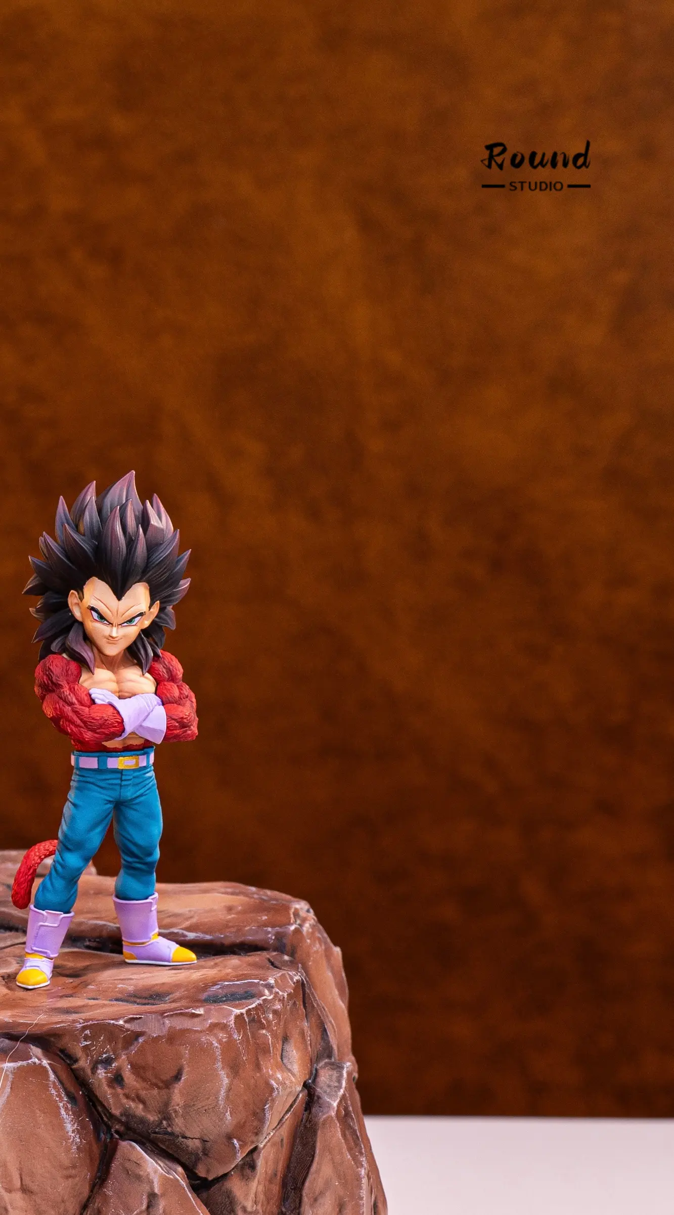 Round Studio - Dragon Ball GT Super Saiyan 4 Goku & Super Saiyan 4 Vegeta Statue(GK)