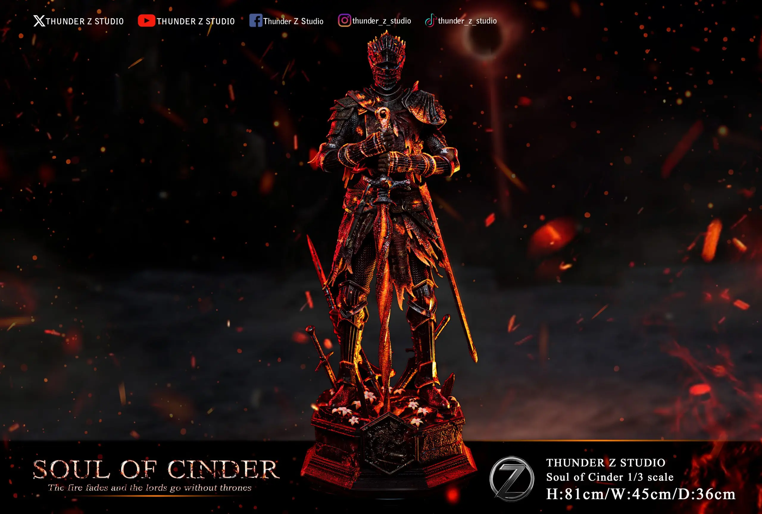 THUNDER Z Studio - Dark Souls Lord of Cinder Statue(GK)