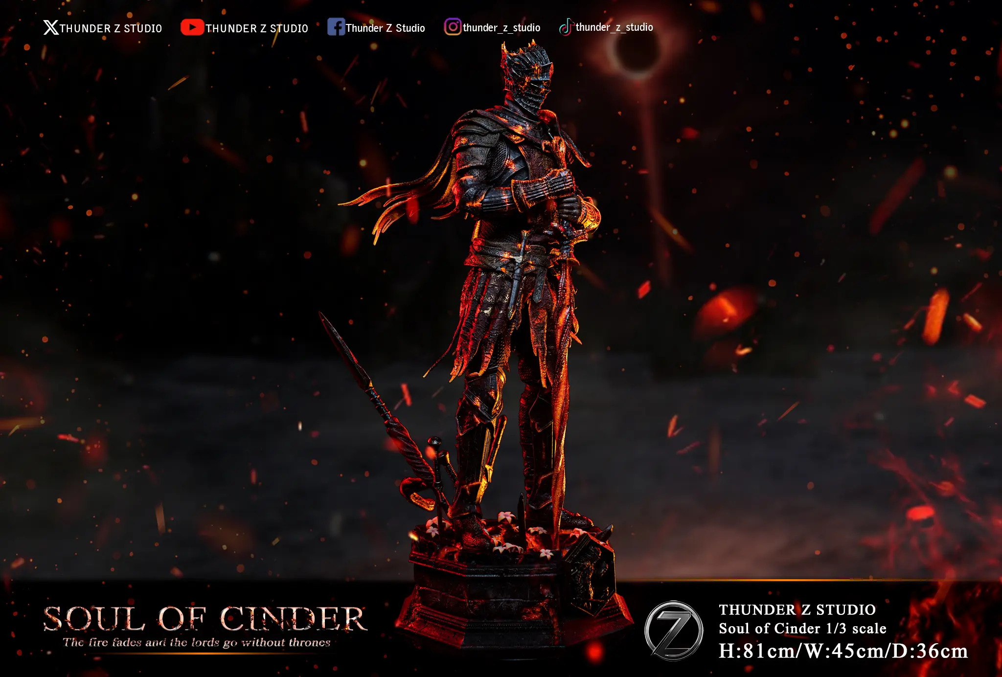 THUNDER Z Studio - Dark Souls Lord of Cinder Statue(GK)