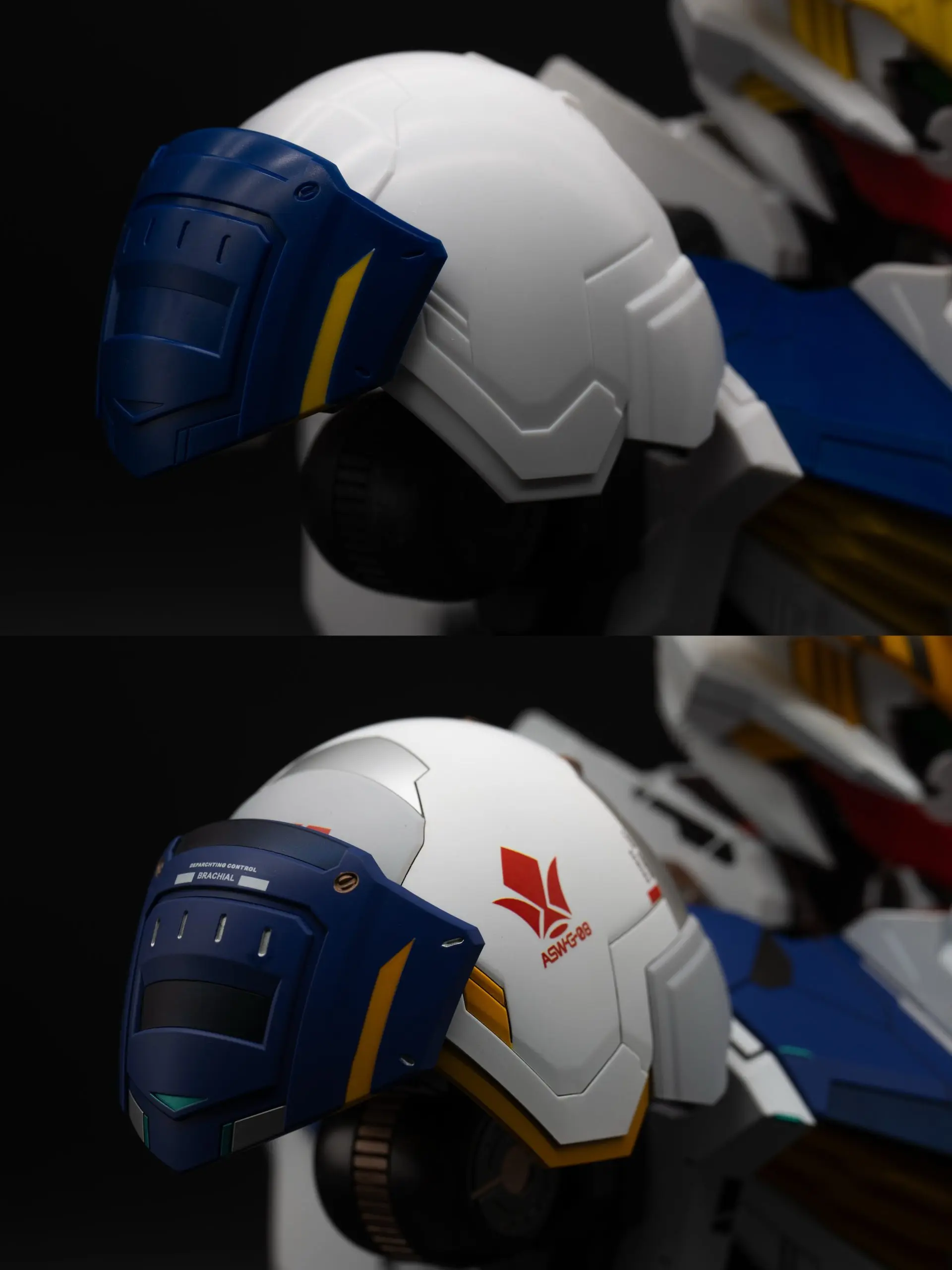 HH Mo Xing Gong Fang Studio - Gundam Battle 1/30 ASW-G-08 Gundam Barbatos Lupus Rex Bust Assembly ModelPainted Finished Statue (GK)