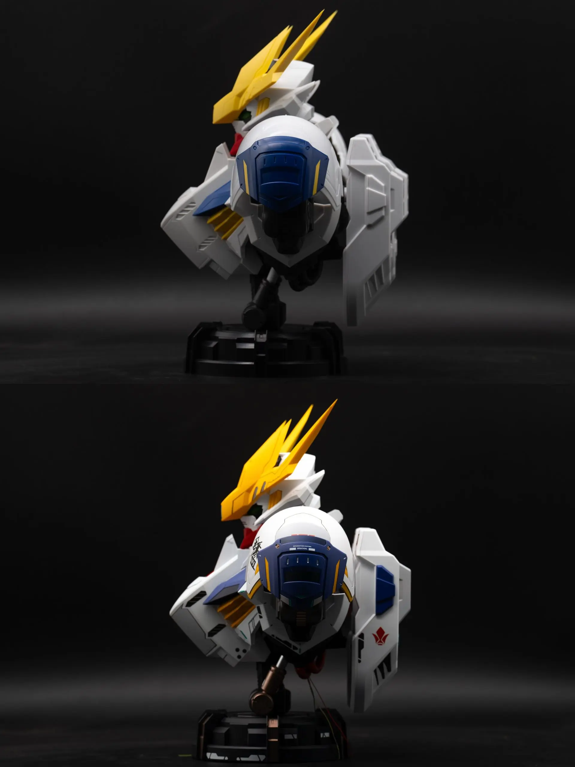 HH Mo Xing Gong Fang Studio - Gundam Battle 1/30 ASW-G-08 Gundam Barbatos Lupus Rex Bust Assembly ModelPainted Finished Statue (GK)