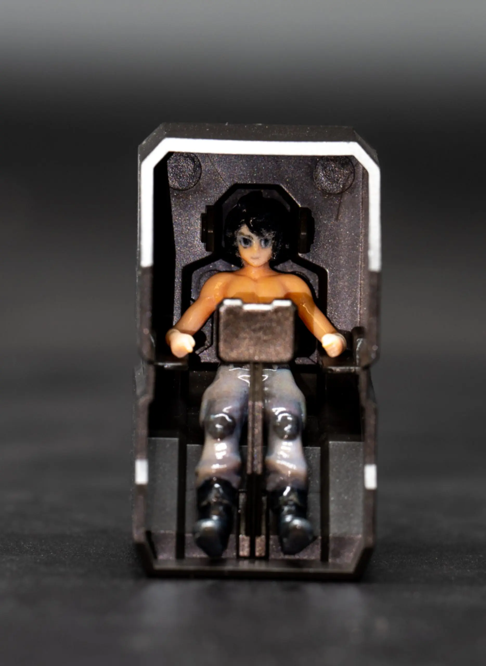 HH Mo Xing Gong Fang Studio - Gundam Battle 1/30 ASW-G-08 Gundam Barbatos Lupus Rex Bust Assembly ModelPainted Finished Statue (GK)