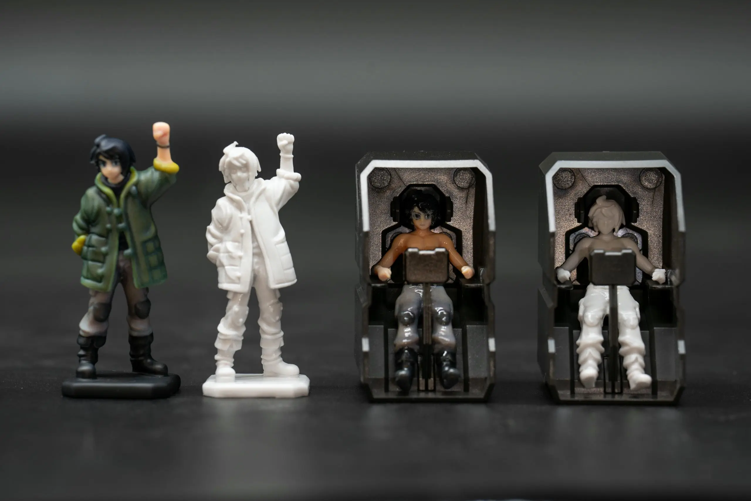 HH Mo Xing Gong Fang Studio - Gundam Battle 1/30 ASW-G-08 Gundam Barbatos Lupus Rex Bust Assembly ModelPainted Finished Statue (GK)