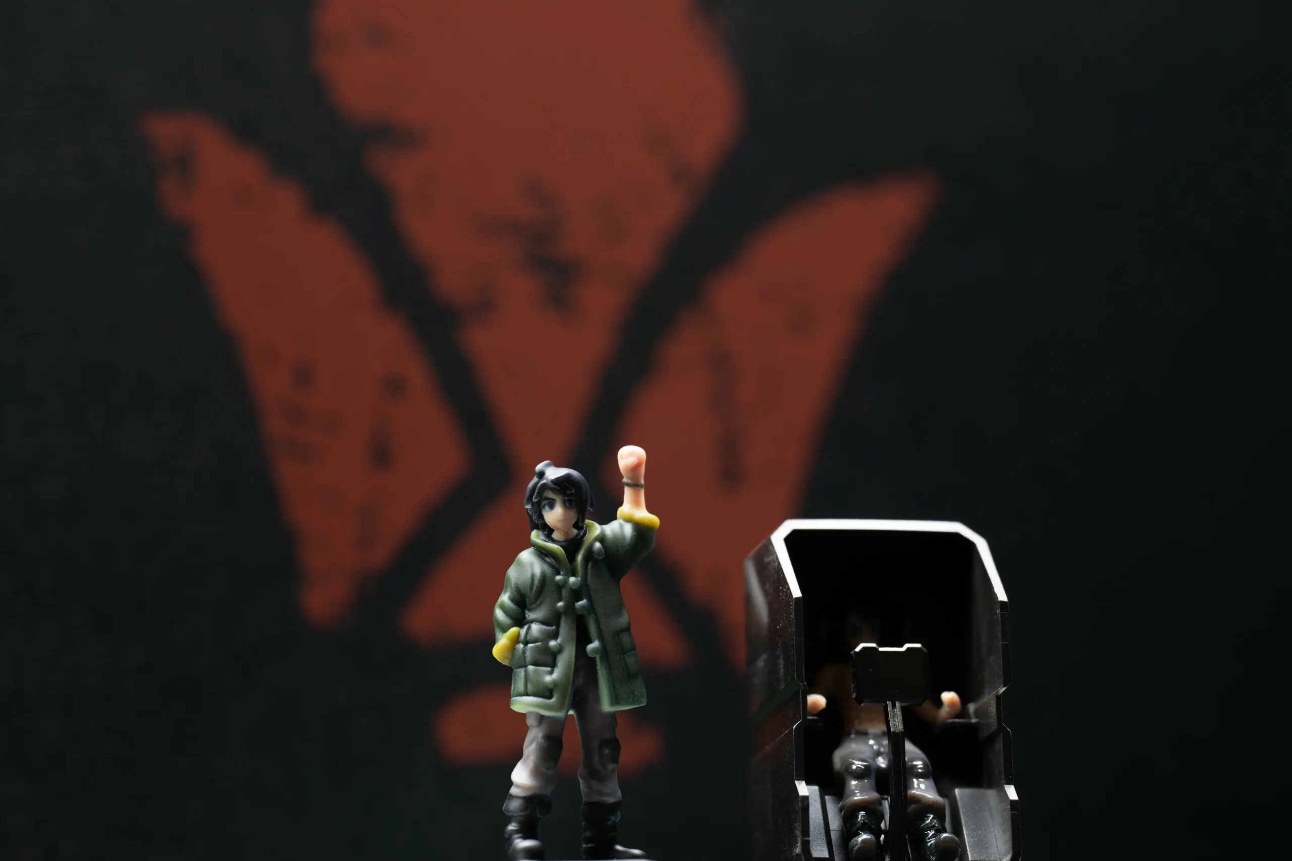 HH Mo Xing Gong Fang Studio - Gundam Battle 1/30 ASW-G-08 Gundam Barbatos Lupus Rex Bust Assembly ModelPainted Finished Statue (GK)