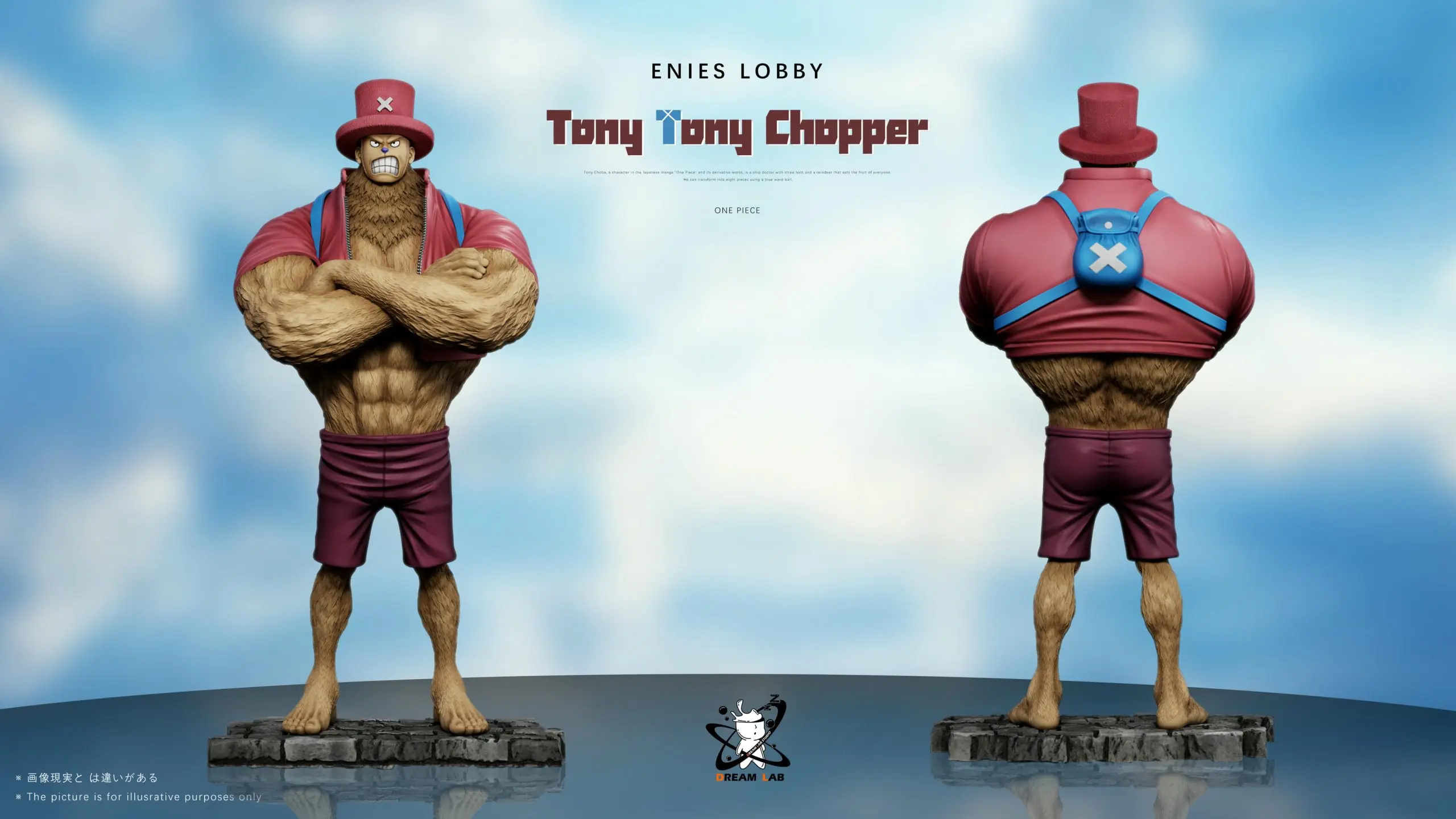 Dream Lab Studio - One Piece Enies Lobby Arc #2 Chopper & #3 Sanji Statue (GK)