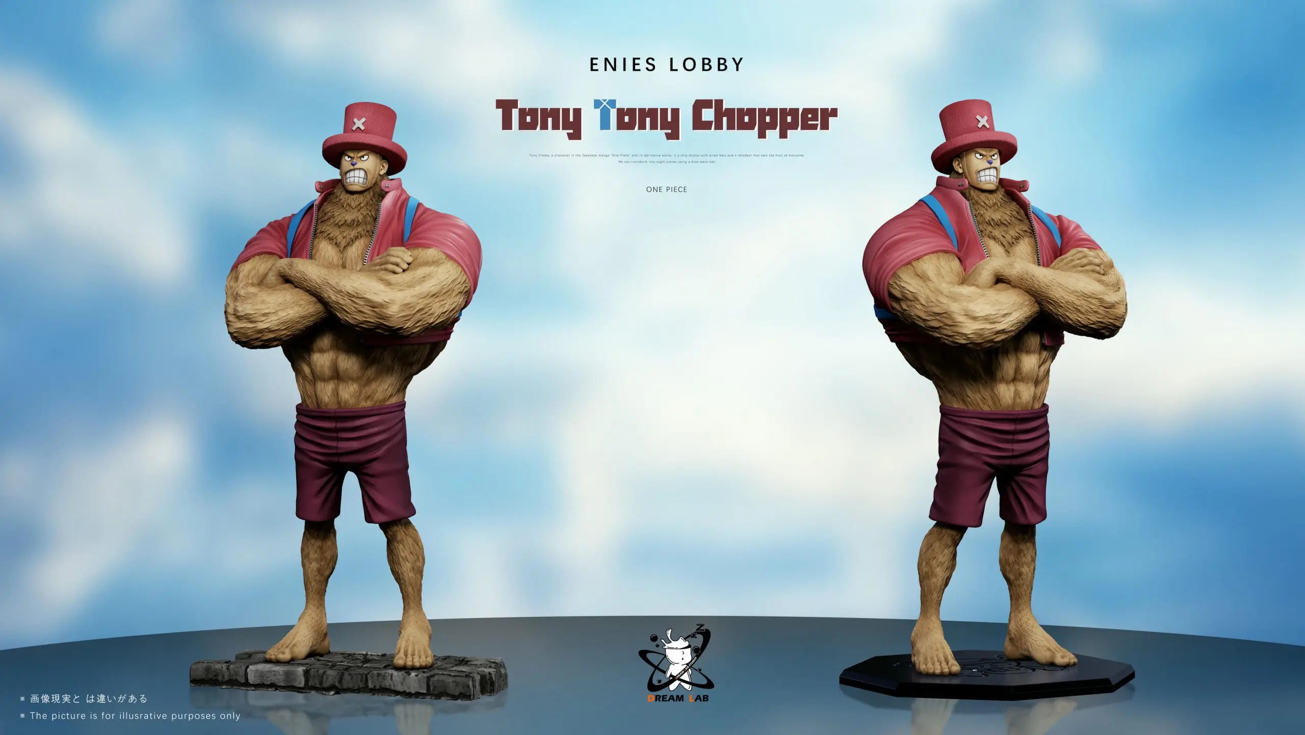 Dream Lab Studio - One Piece Enies Lobby Arc #2 Chopper & #3 Sanji Statue (GK)