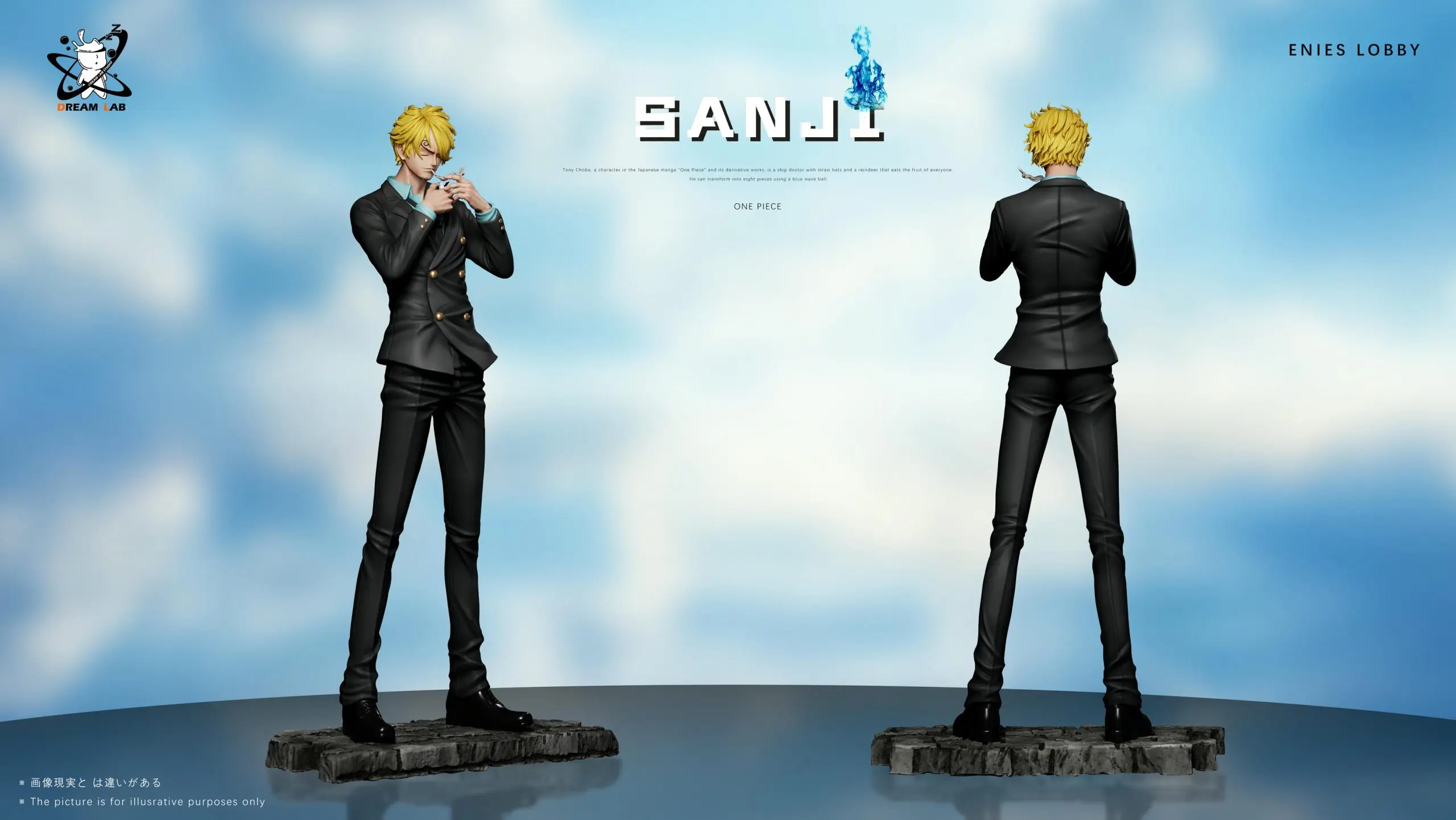 Dream Lab Studio - One Piece Enies Lobby Arc #2 Chopper & #3 Sanji Statue (GK)