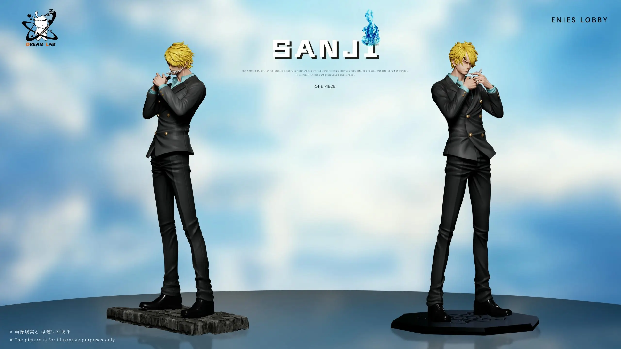 Dream Lab Studio - One Piece Enies Lobby Arc #2 Chopper & #3 Sanji Statue (GK)