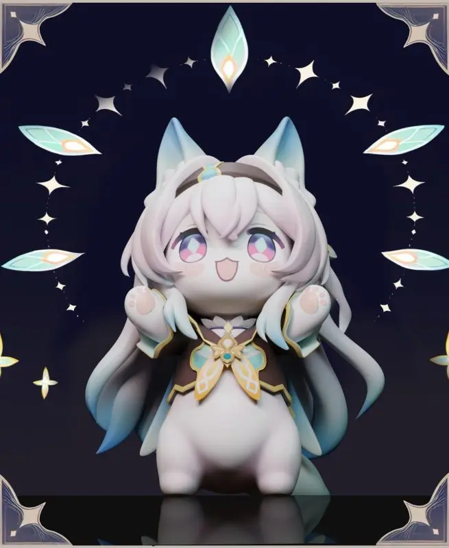 Chao She Studio - Honkai: Star Rail & Wuthering Waves Q Version Firefly & Cartethyia Statue (GK)