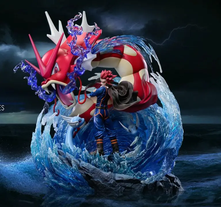 Pokechara Studio - Pokemon Private Collection Series The Eight Masters Lance Statue(GK) 