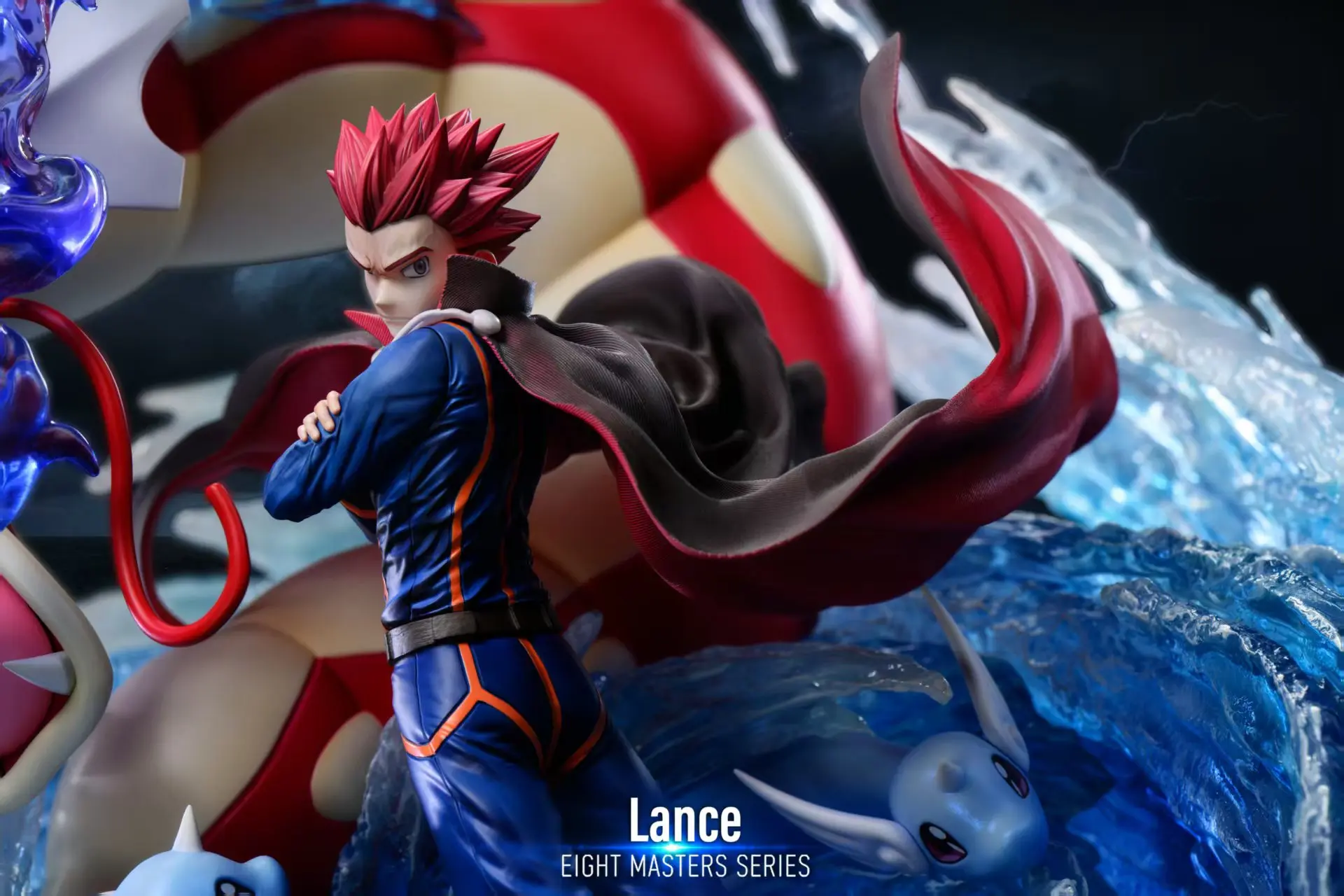 Pokechara Studio - Pokemon Private Collection Series The Eight Masters Lance Statue(GK) 