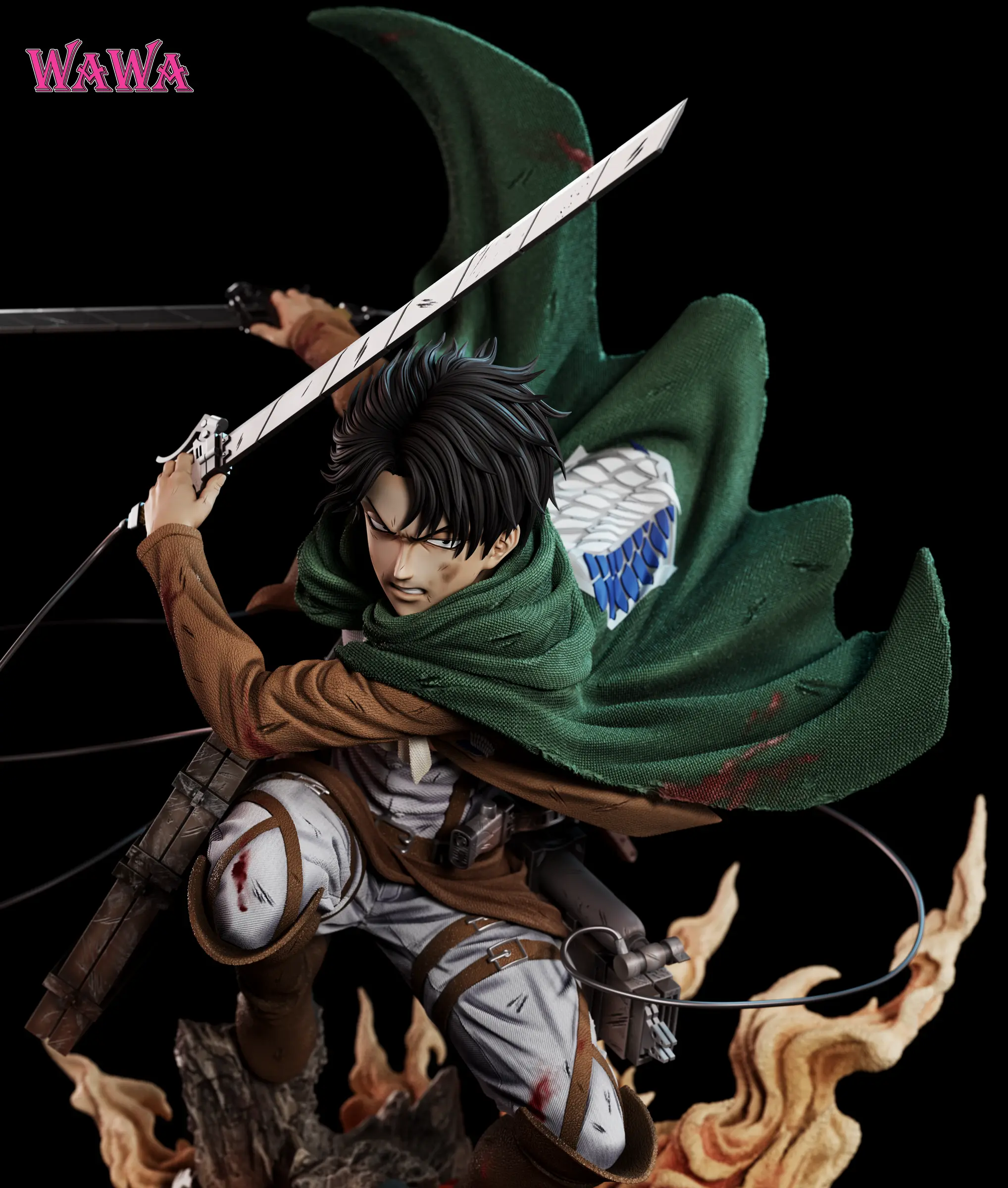 Wawa Studio - Attack On Titan Levi Ackerman Statue(GK)  