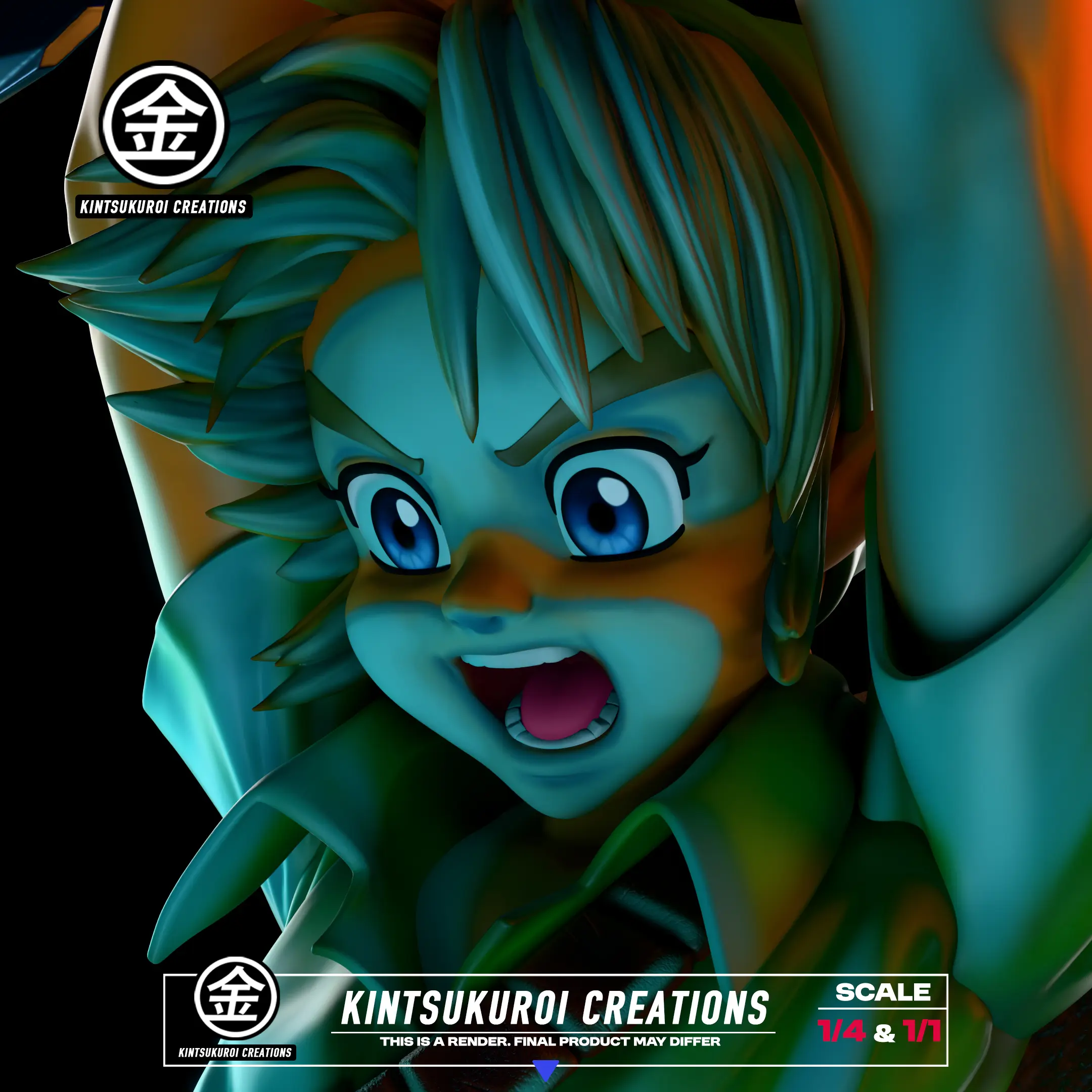 KINTSUKUROI CREATIONS Studio - The Legend of Zelda YOUNG LINK PULLING MASTER SWORD Statue(GK)