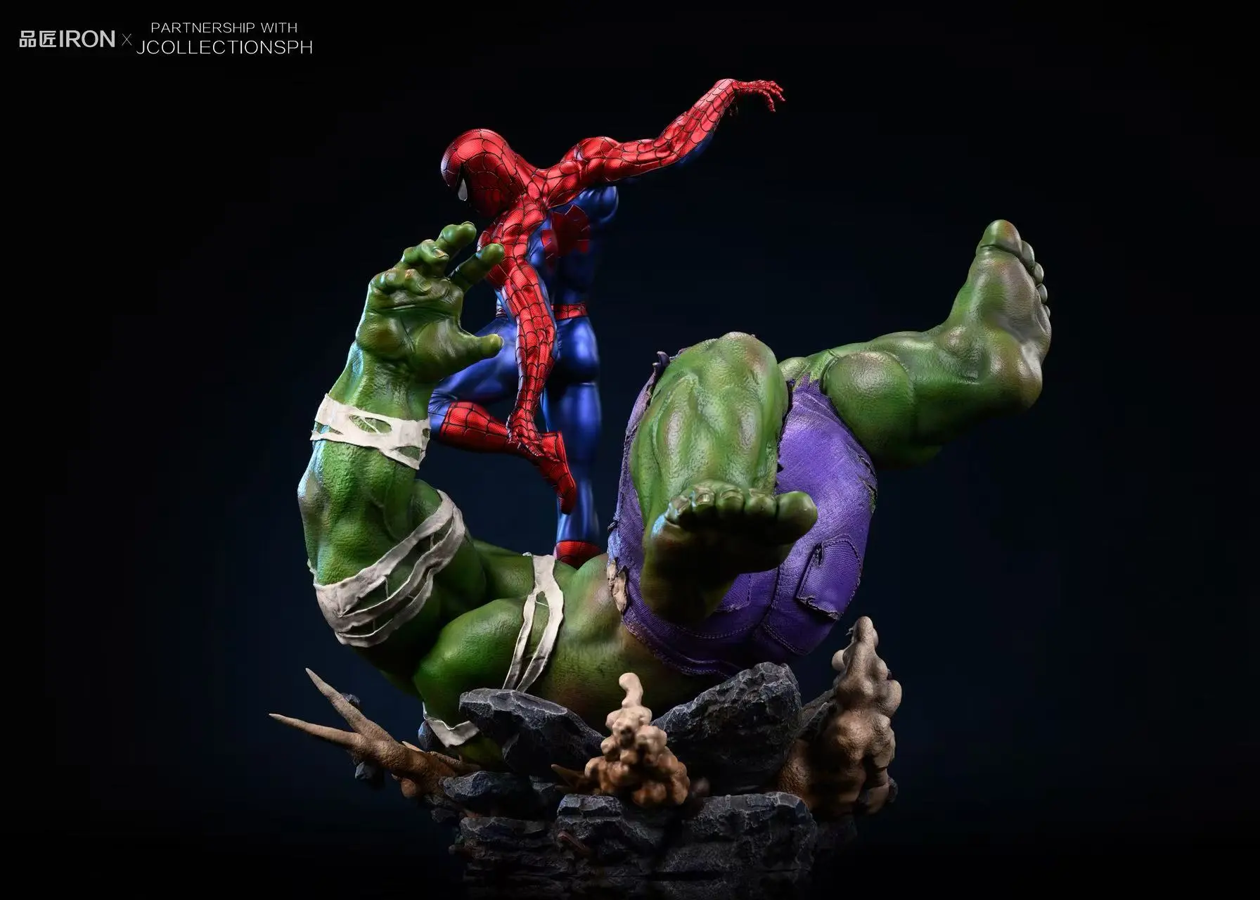 IRON Studio - Marvel MQ065 Spider Man vs Hulk Statue(GK)