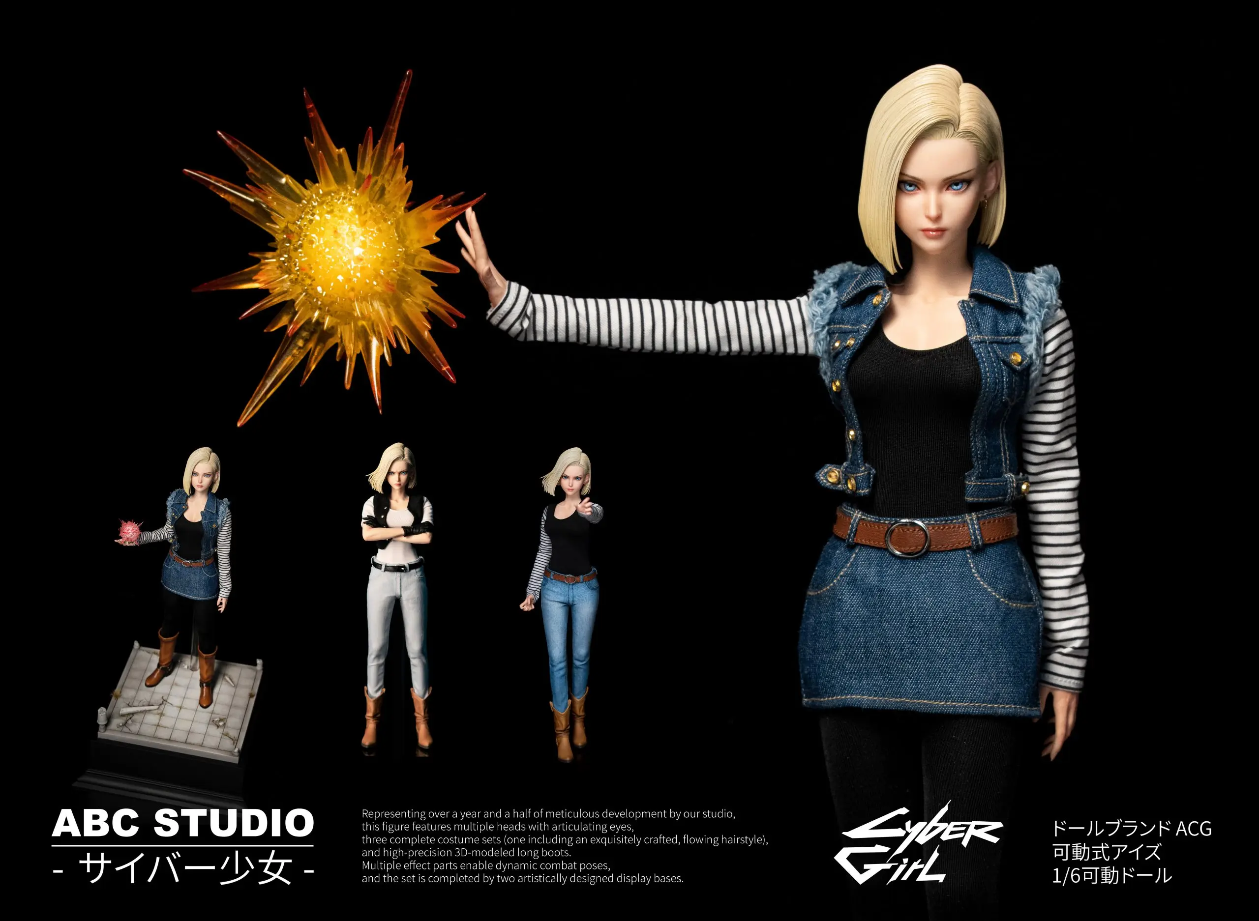 ABC Studio - Dragon ball Cyber Girl Android 18 Statue(GK)