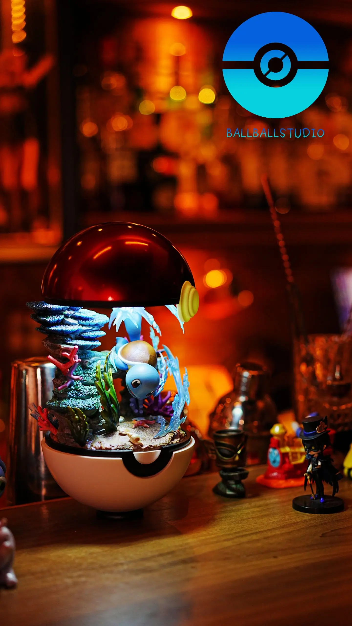 Ball Ball Studio - Pokémon First Generation Starters Squirtle Statue(GK)