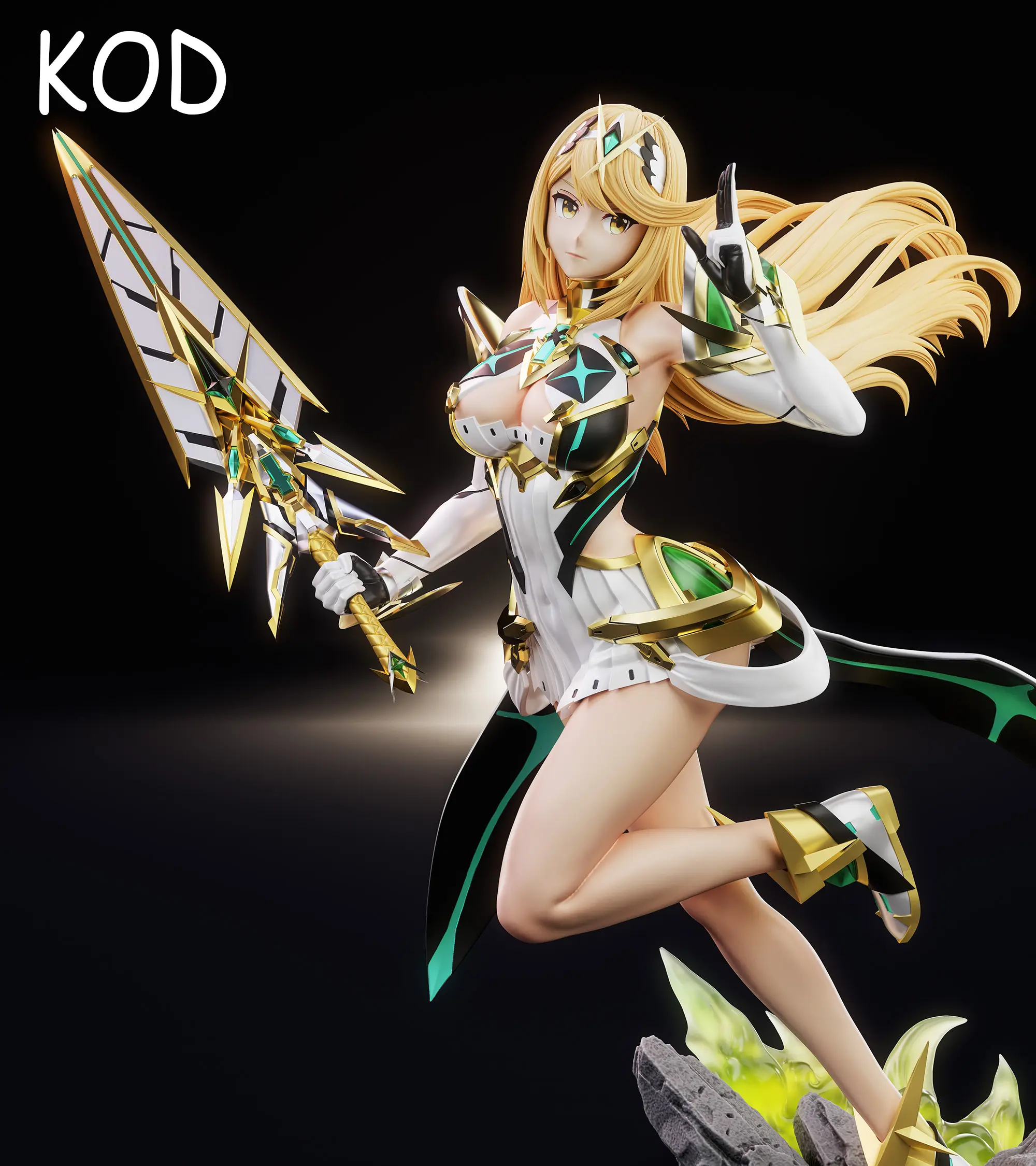 Kod Studio - Xenoblade Chronicles #2 Mythra Light Mech Statue(GK)