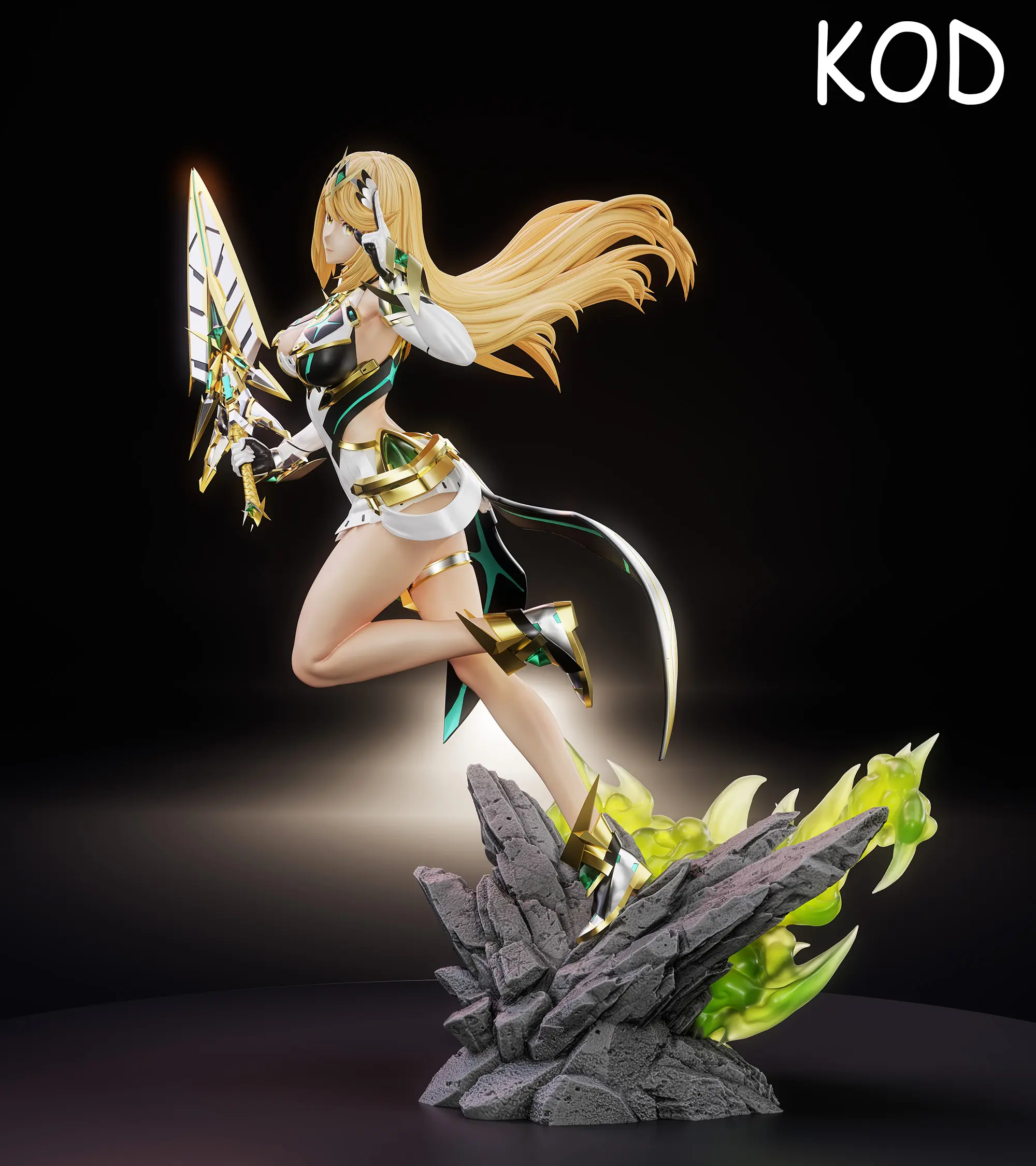 Kod Studio - Xenoblade Chronicles #2 Mythra Light Mech Statue(GK)