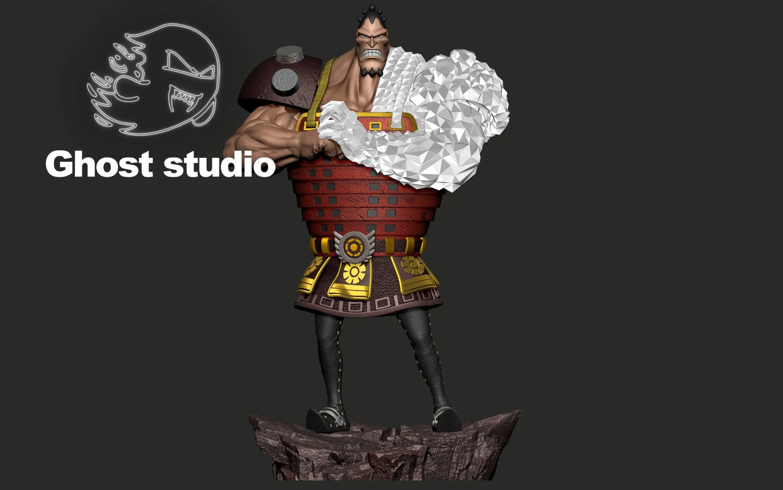 Ghost Studio - One Piece Whitebeard Pirates #3 Diamond Jozu Statue(GK)