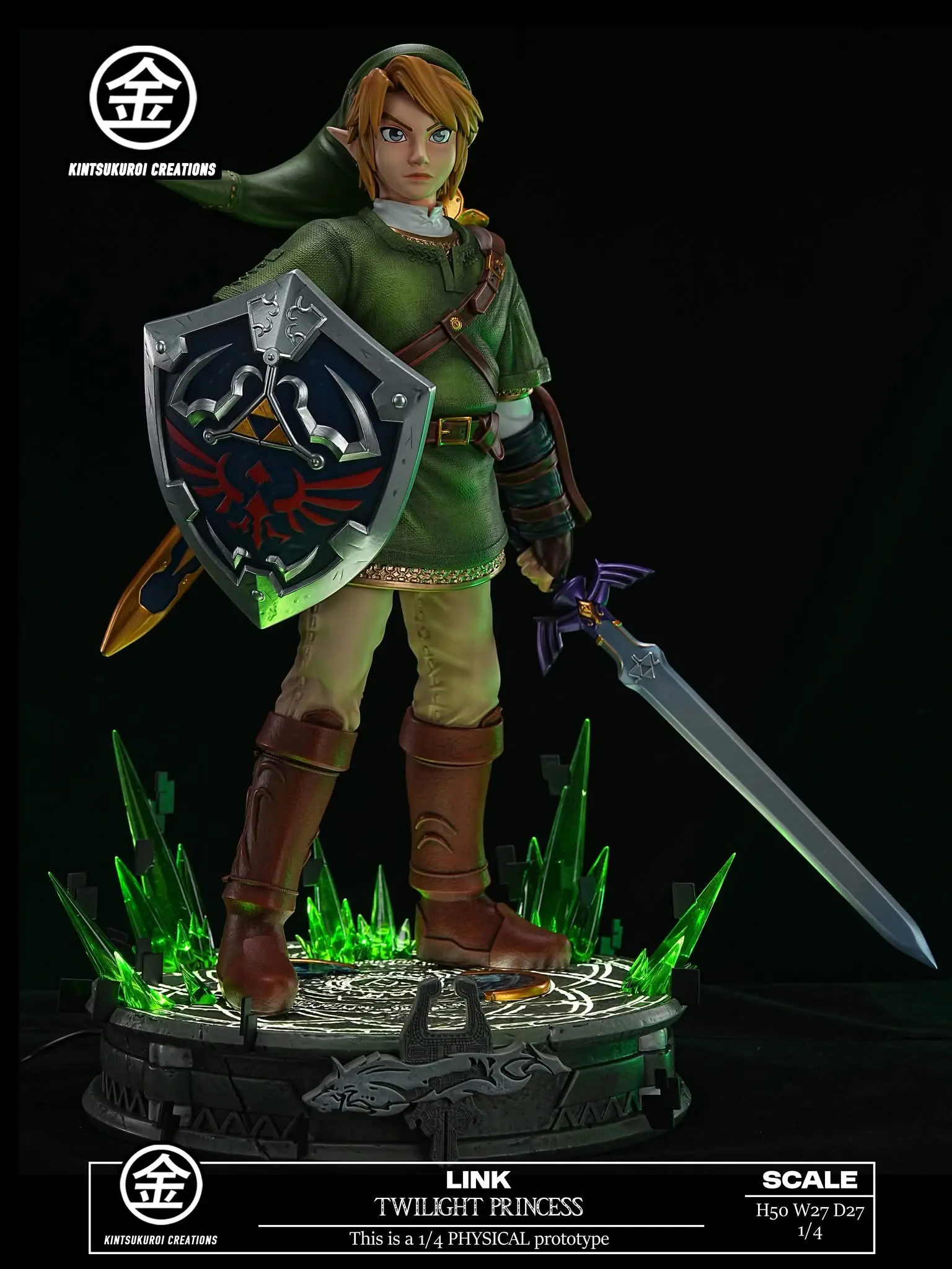 KINTSUKUROI CREATIONS Studio - The Legend of Zelda LINK TWILIGHT PRINCESS 1/4 Statue(GK)
