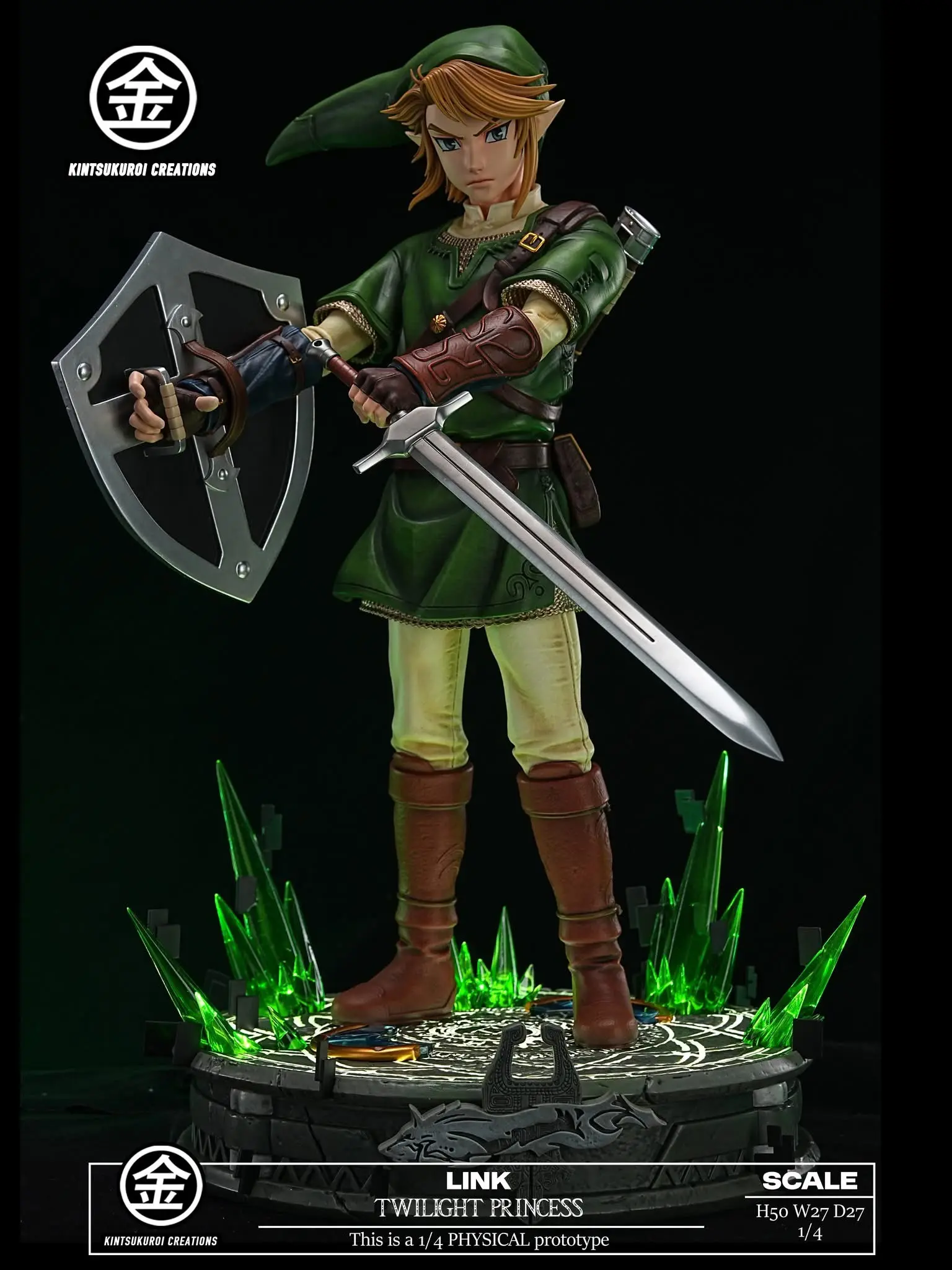 KINTSUKUROI CREATIONS Studio - The Legend of Zelda LINK TWILIGHT PRINCESS 1/4 Statue(GK)