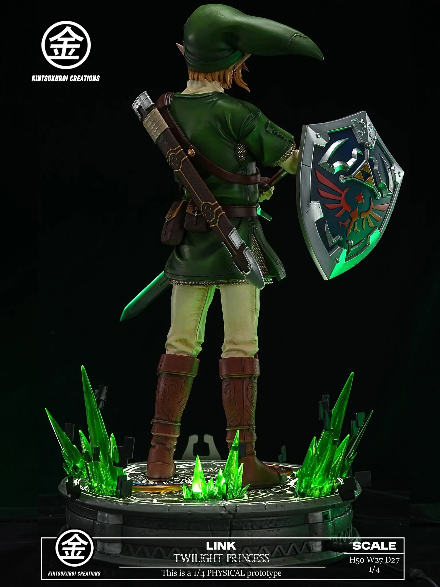 KINTSUKUROI CREATIONS Studio - The Legend of Zelda LINK TWILIGHT PRINCESS 1/4 Statue(GK)