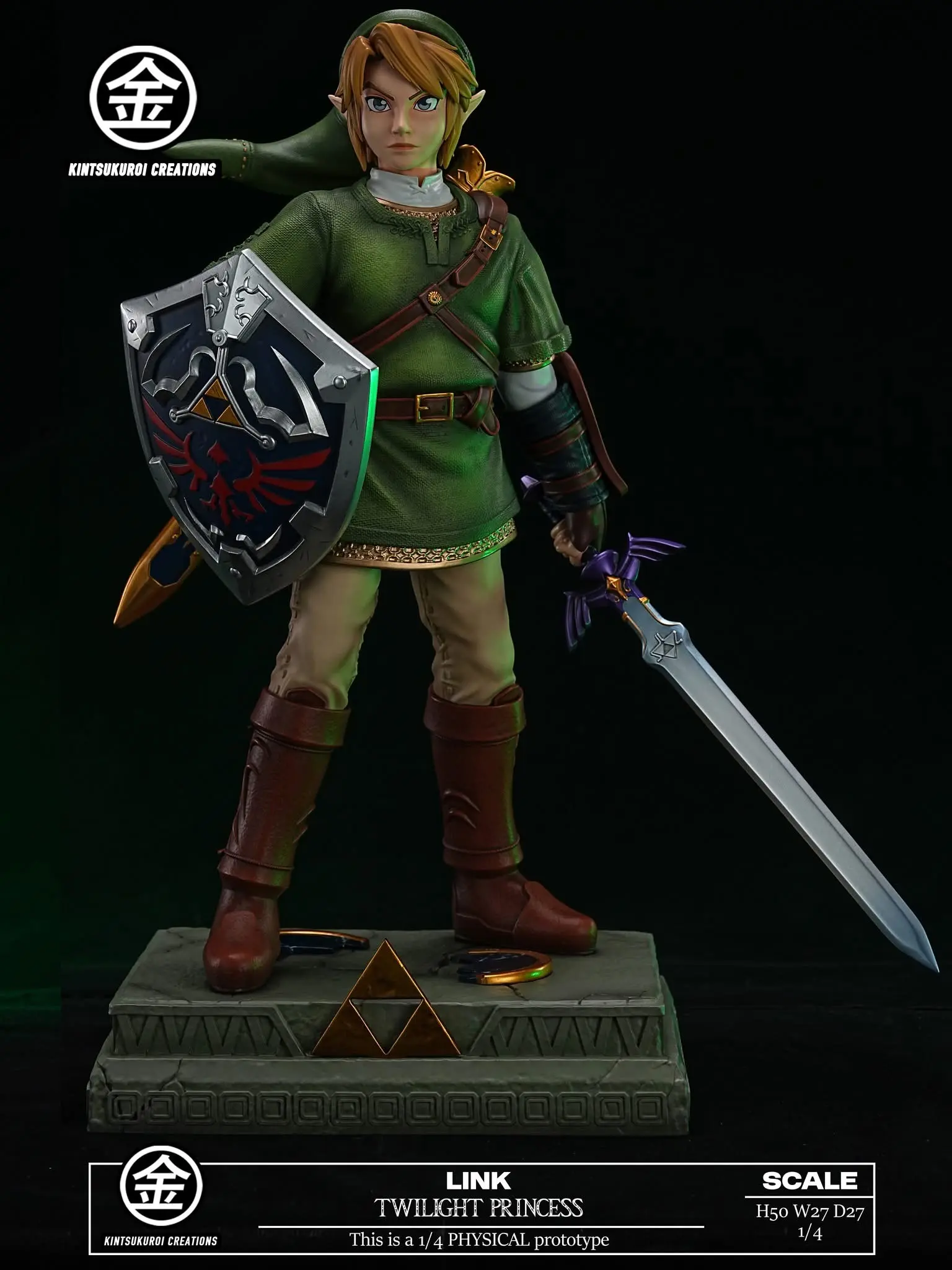 KINTSUKUROI CREATIONS Studio - The Legend of Zelda LINK TWILIGHT PRINCESS 1/4 Statue(GK)