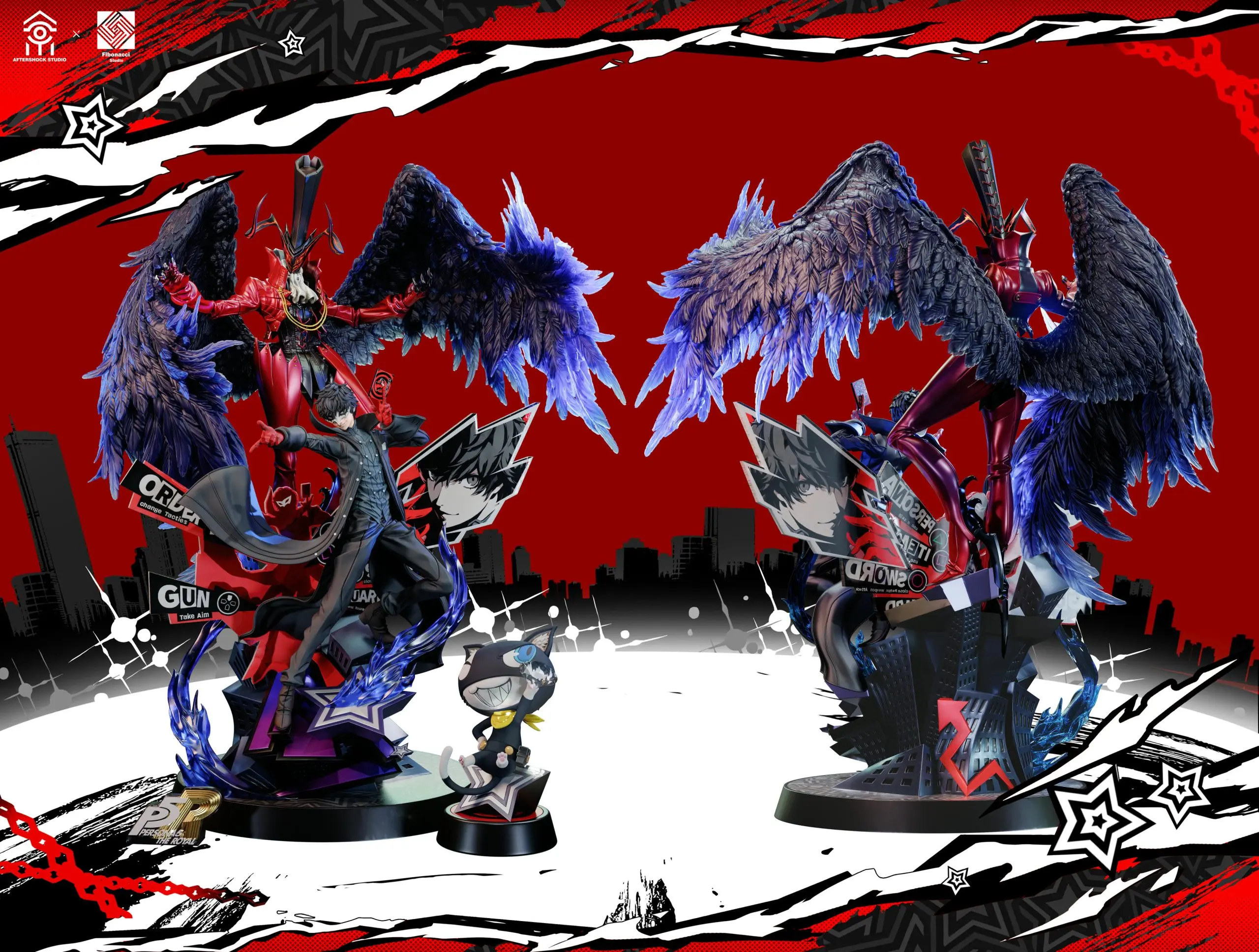 Aftershock Studio & Fibonacci Studio - Persona 5 Royal Ren Amamiya Joker & Arsene Statue(GK)