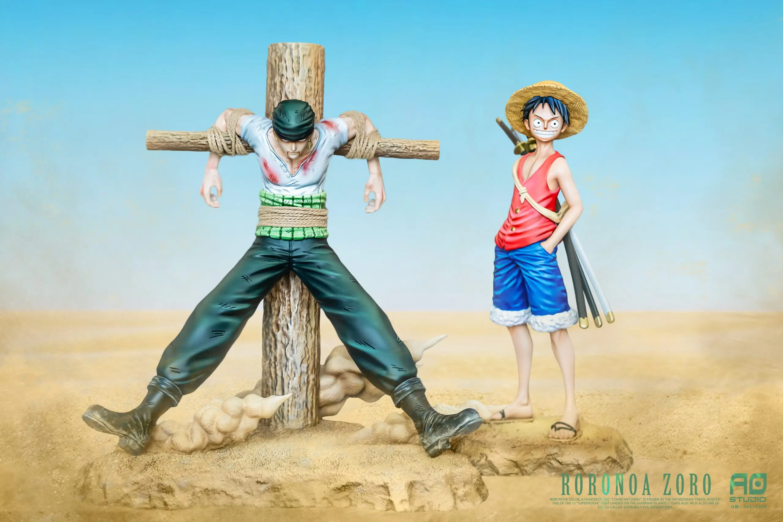 AO Studio - One Piece Pirate Series RORONOA ZORO Statue(GK)