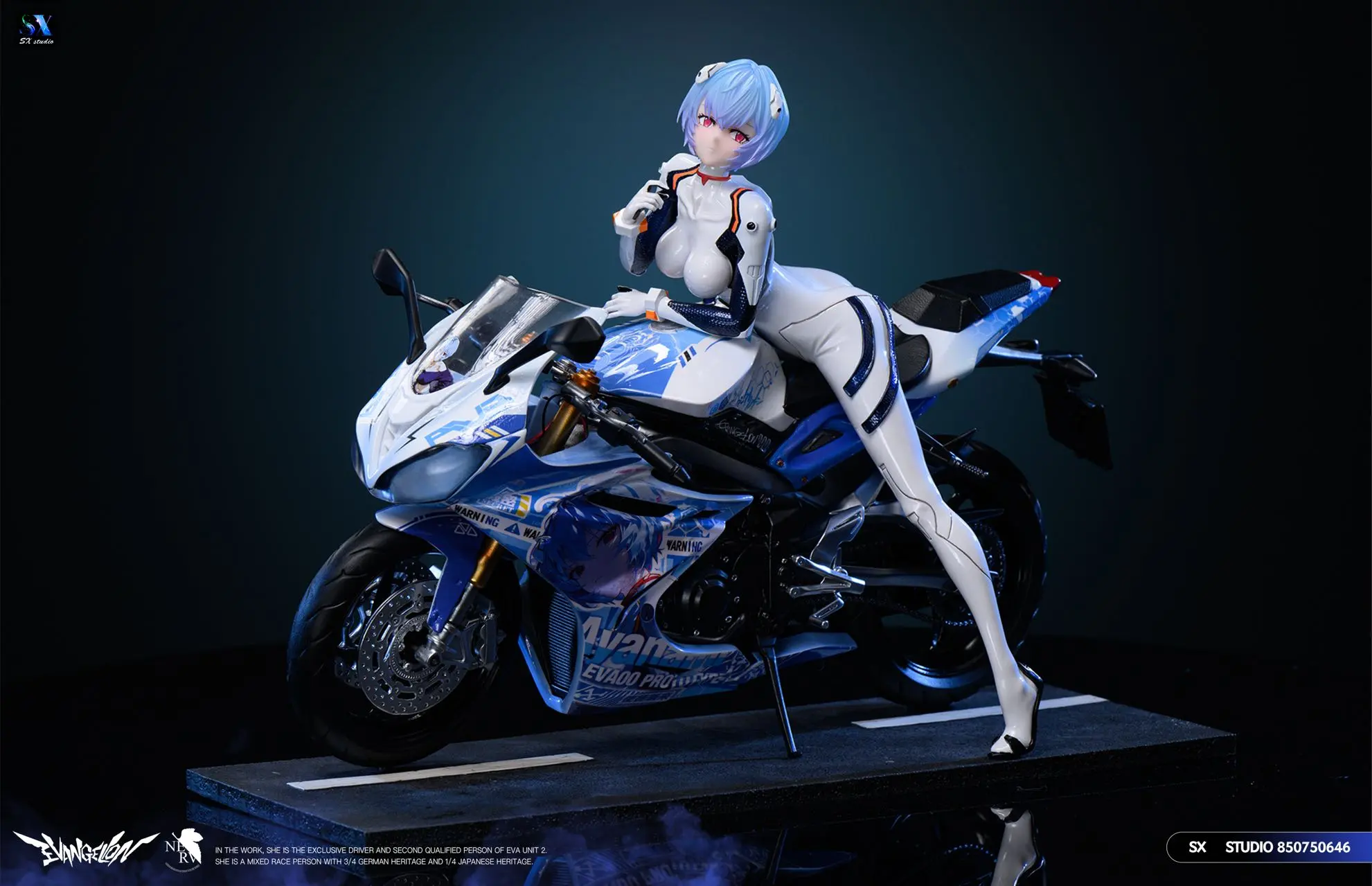 SX Studio - Neon Genesis Evangelion Motorcycle Girl Ayanami Rei Statue(GK)